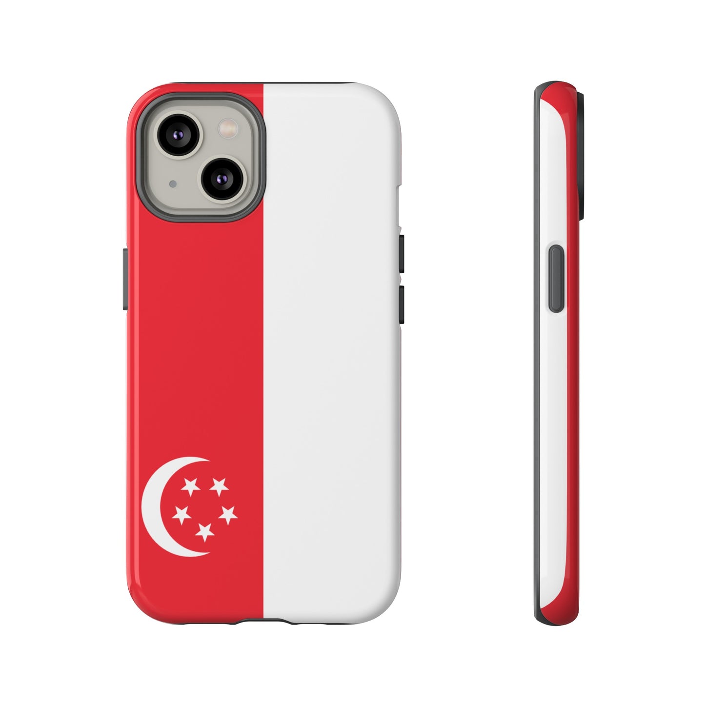 Singapore Flag Phone Case | iPhone 15 Plus/ Pro, 14, 13, 12| Google Pixel 7, Pro, 5| Samsung Galaxy S23 All Major Phone Models