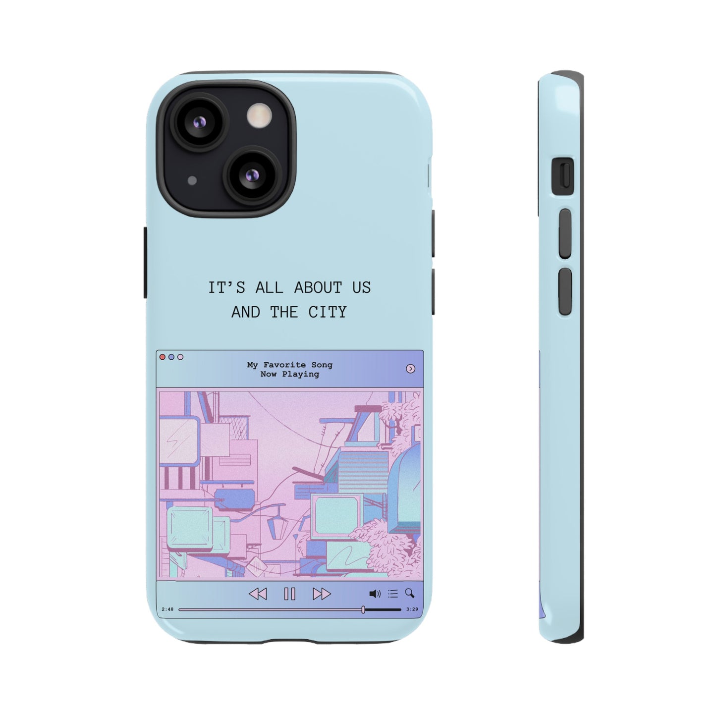 Us And The City Phone Case | iPhone 15 Plus/ Pro, 14, 13, 12| Google Pixel 7, Pro, 5| Samsung Galaxy S23 All Major Phone Models