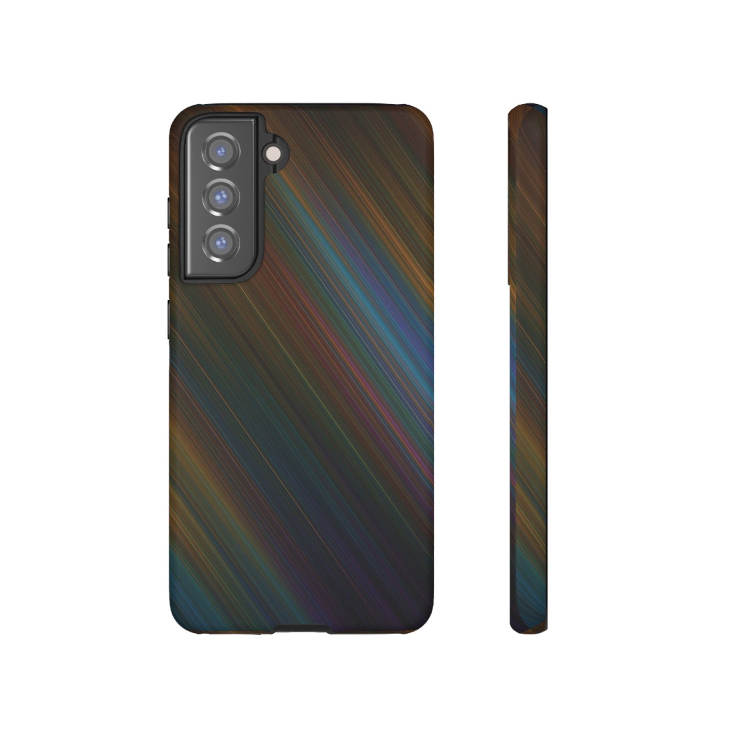 Slanted Rainbow Wallpaper Phone Case | iPhone 15 Plus/ Pro, 14, 13, 12| Google Pixel 7, Pro, 5| Samsung Galaxy S23 All Major Phone Models