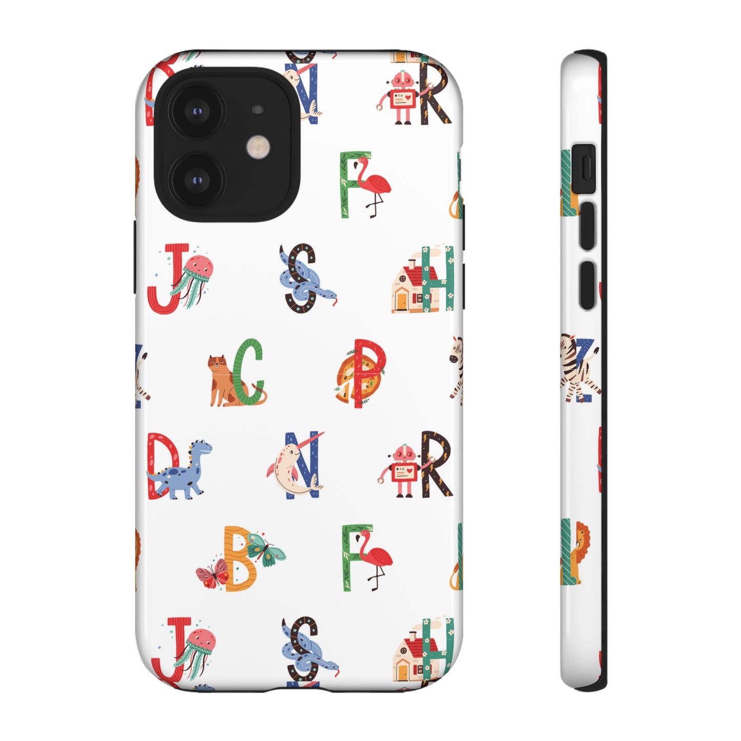 Alphabet Wallpaper Phone Case| iPhone 15 Plus/ Pro, 14, 13, 12| Google Pixel 7, Pro, 5| Samsung Galaxy S23 All Major Phone Models