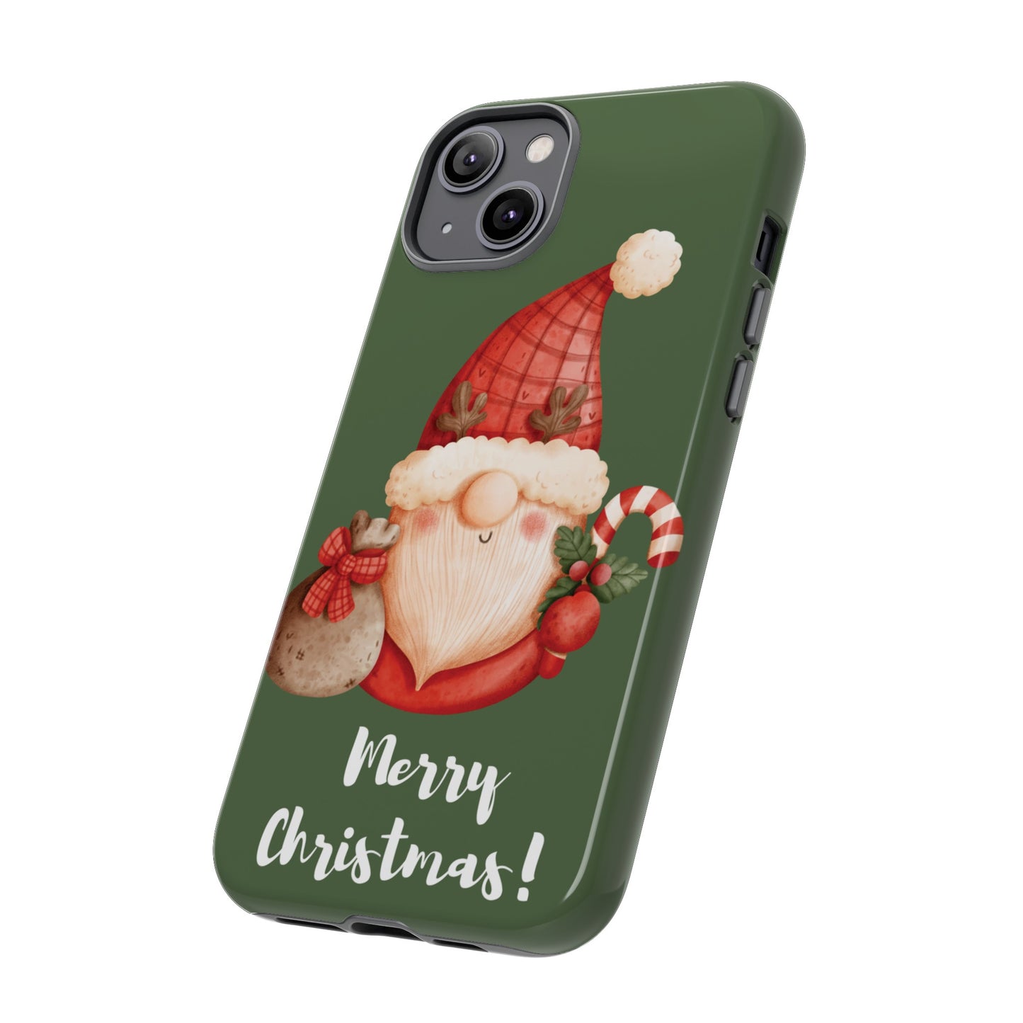 Cute Merry Christmas Wallpaper Phone Case | iPhone 15 Plus/ Pro, 14, 13, 12| Google Pixel 7, Pro, 5| Samsung Galaxy S23 All Major Phone Models