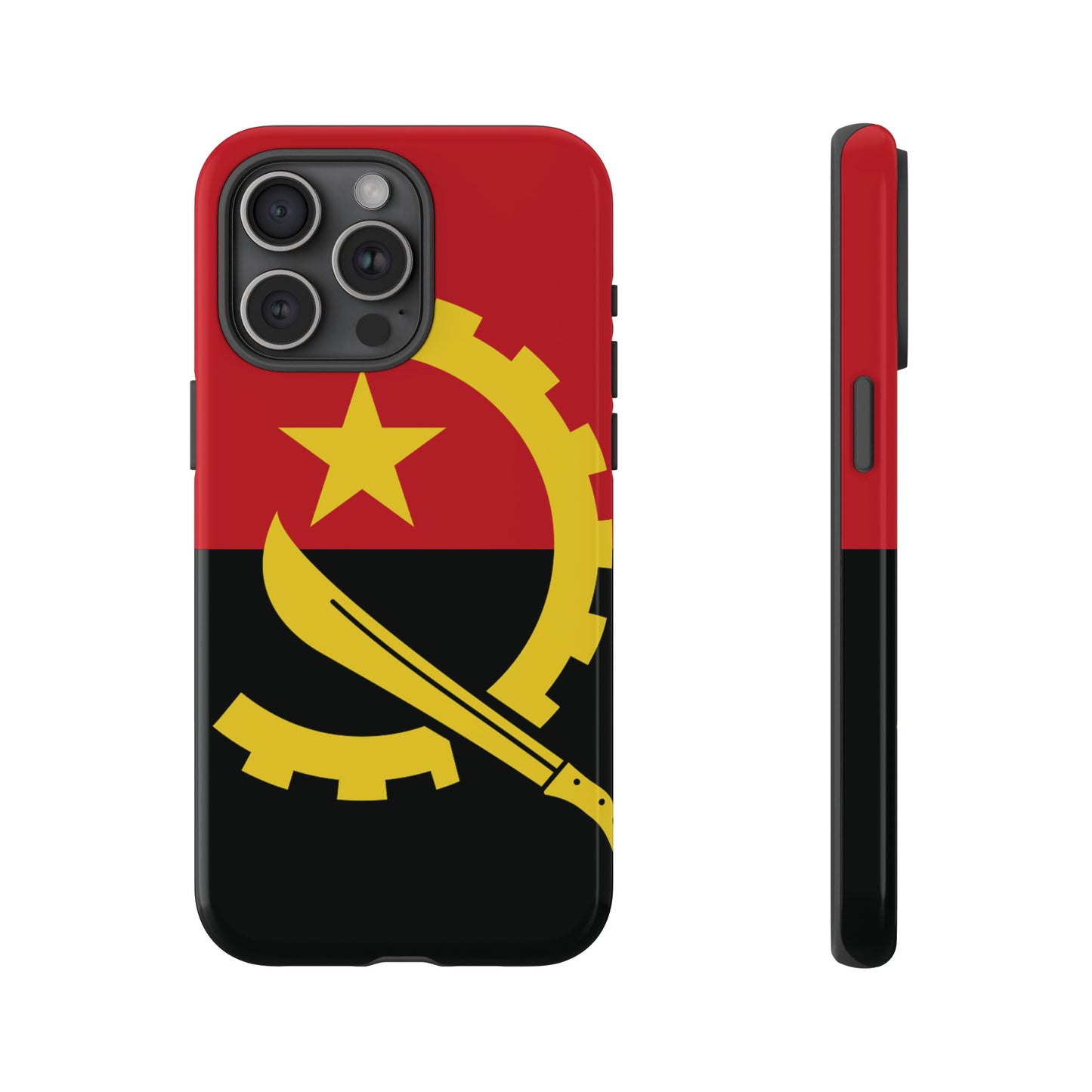 Angola Flag Phone Case | iPhone 15 Plus/ Pro, 14, 13, 12| Google Pixel 7, Pro, 5| Samsung Galaxy S23 All Major Phone Models