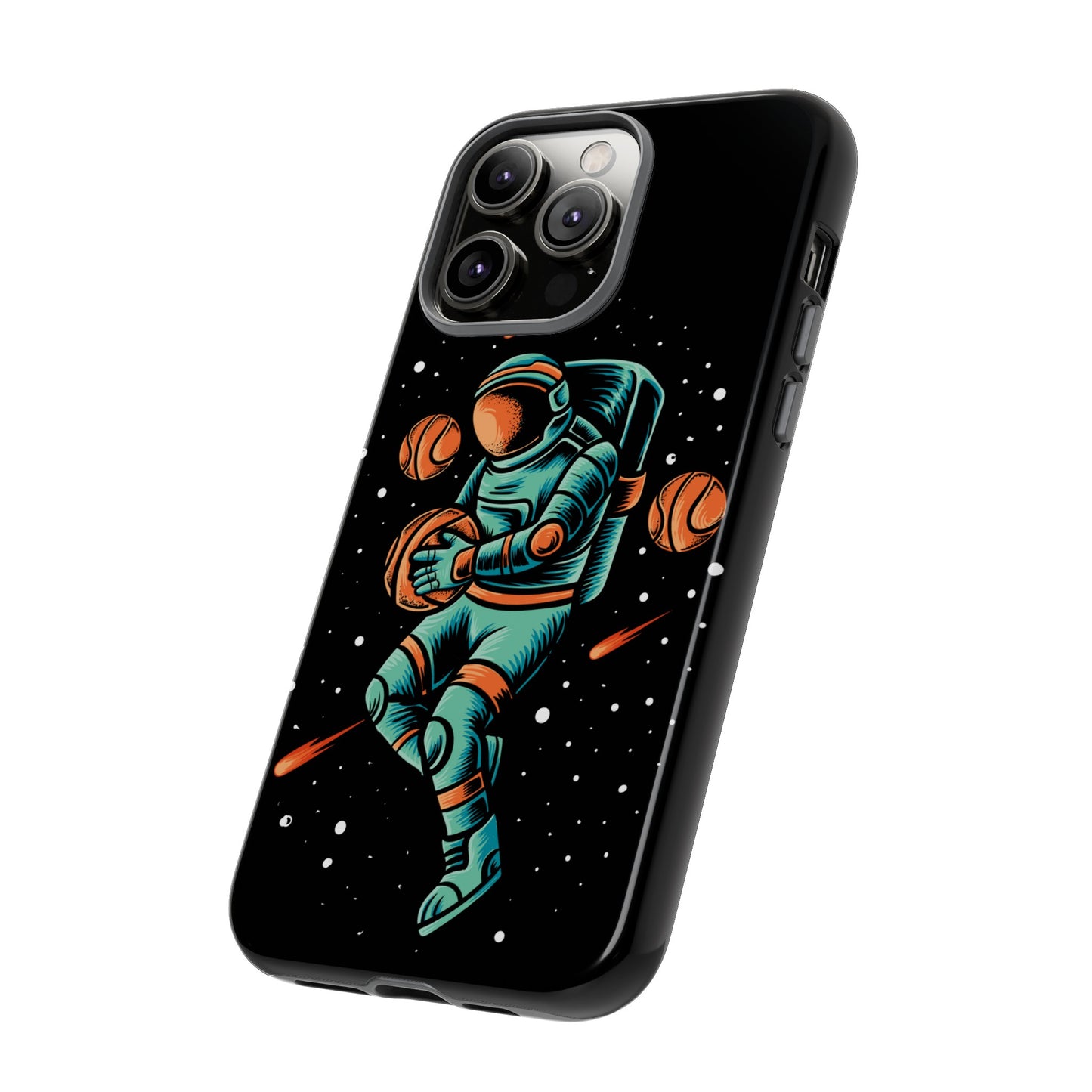 Space Basketball Phone Case | iPhone 15 Plus/ Pro, 14, 13, 12| Google Pixel 7, Pro, 5| Samsung Galaxy S23 All Major Phone Models