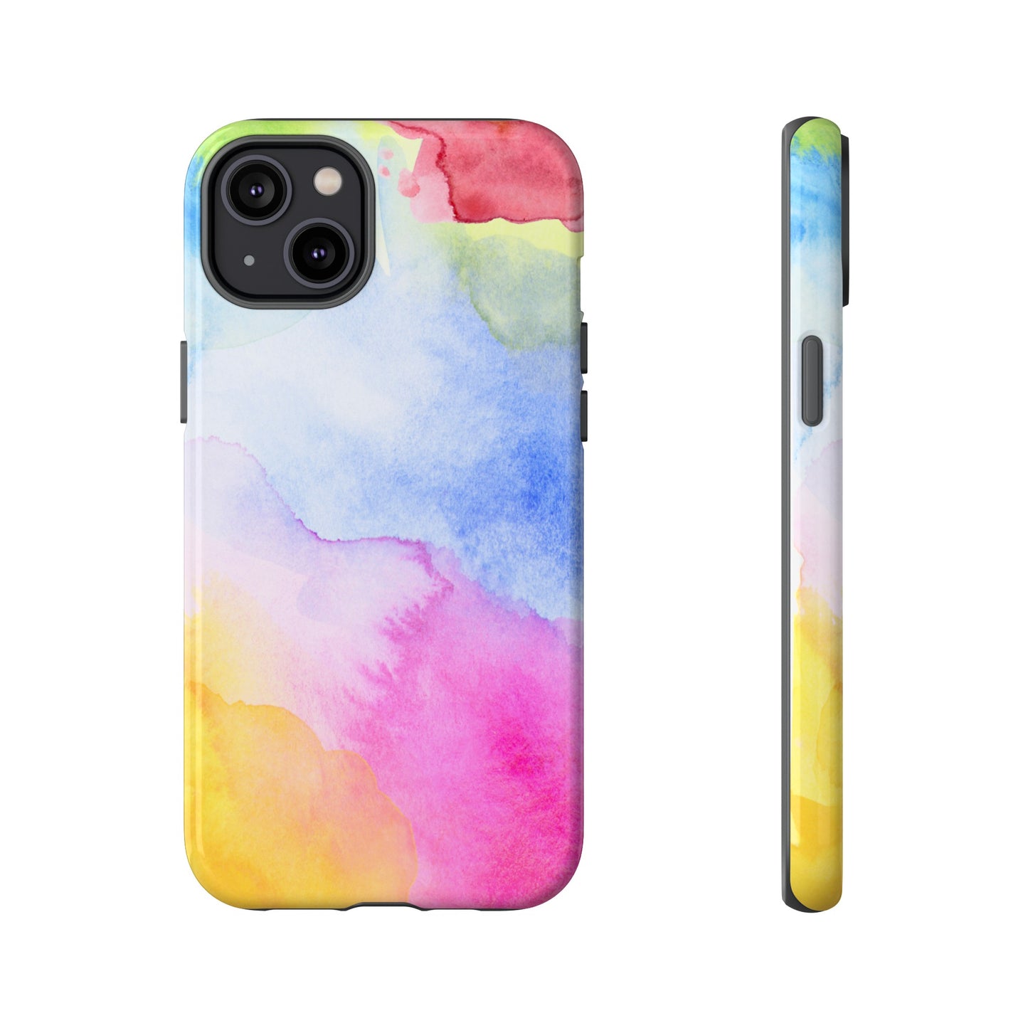 Watercolour Rainbow Phone Case | iPhone 15 Plus/ Pro, 14, 13, 12| Google Pixel 7, Pro, 5| Samsung Galaxy S23 All Major Phone Models