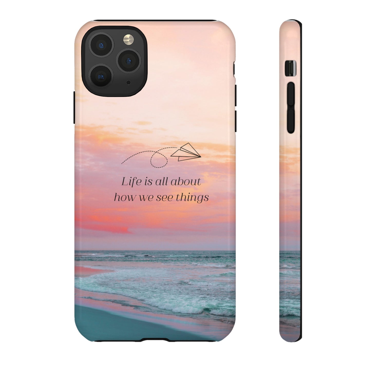 Thoughts at Sunset Phone Case | iPhone 15 Plus/ Pro, 14, 13, 12| Google Pixel 7, Pro, 5| Samsung Galaxy S23 All Major Phone Models