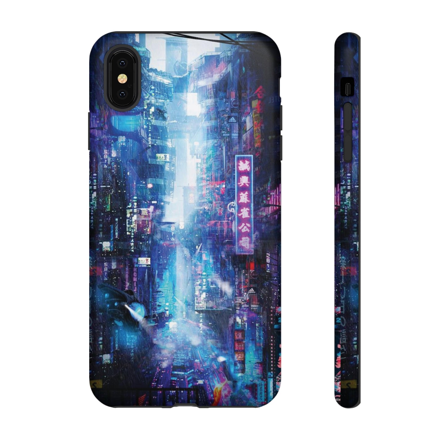 Night Life Futuristic City Wallpaper Phone Case | iPhone 15 Plus/ Pro, 14, 13, 12| Google Pixel 7, Pro, 5| Samsung Galaxy S23 All Major Phone Models