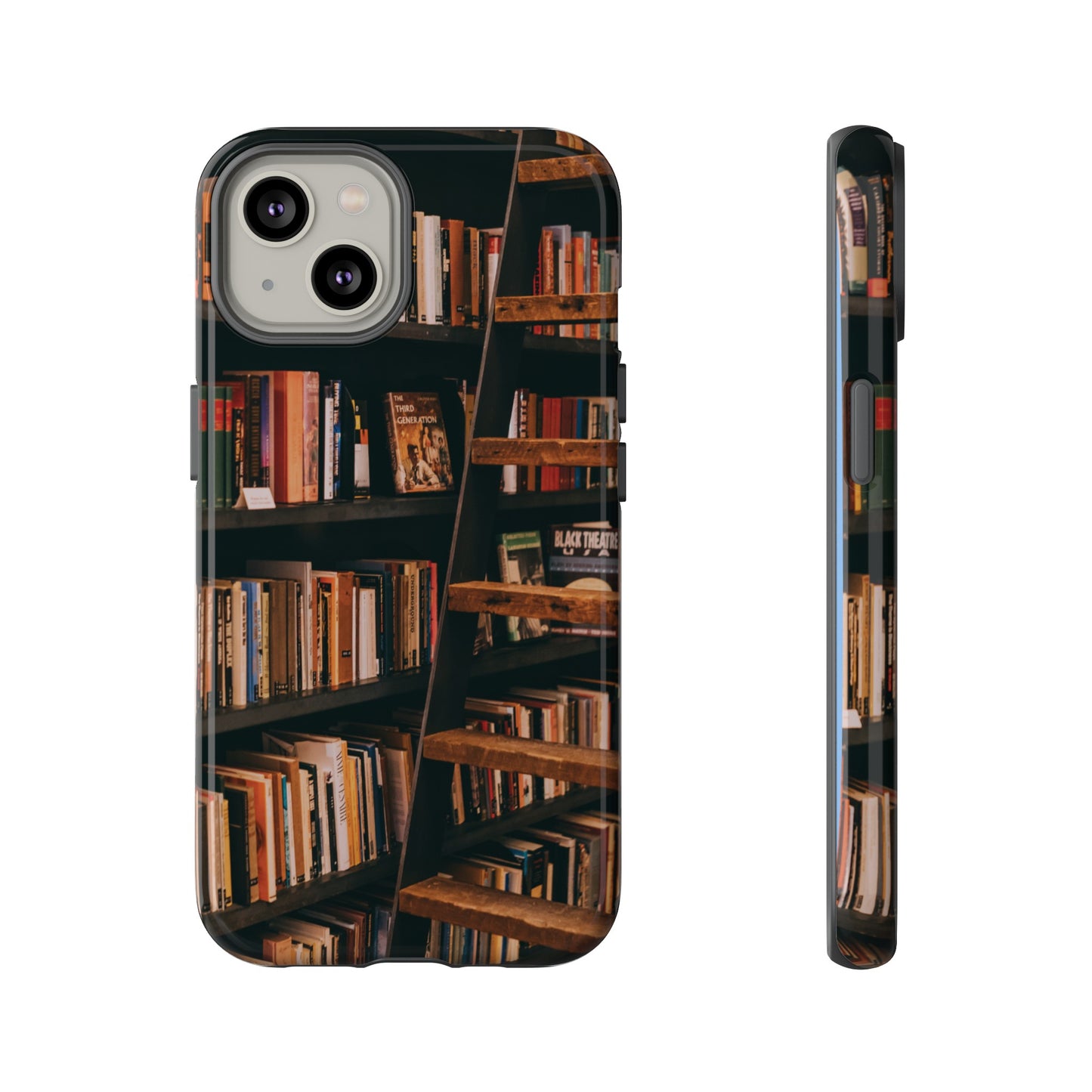 Bookcase Wallpaper Phone Case | iPhone 15 Plus/ Pro, 14, 13, 12| Google Pixel 7, Pro, 5| Samsung Galaxy S23 All Major Phone Models