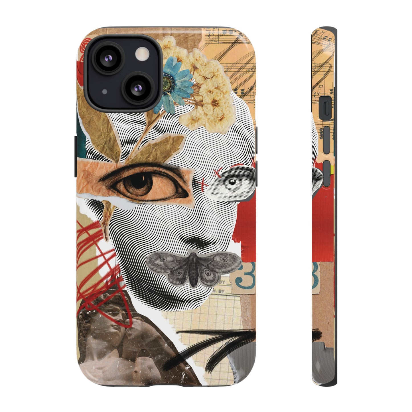 Woman Collage Wallpaper Phone Case | iPhone 15 Plus/ Pro, 14, 13, 12| Google Pixel 7, Pro, 5| Samsung Galaxy S23 All Major Phone Models