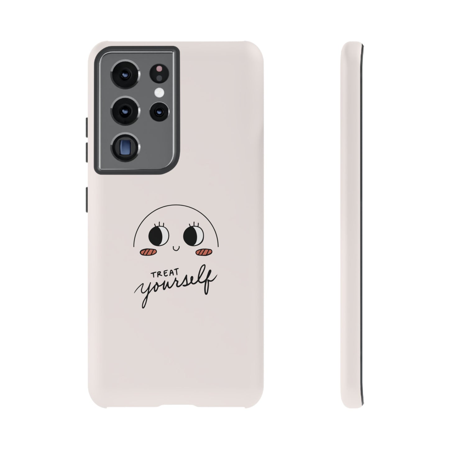 Treat Yourself Wallpaper Phone Case | iPhone 15 Plus/ Pro, 14, 13, 12| Google Pixel 7, Pro, 5| Samsung Galaxy S23 All Major Phone Models