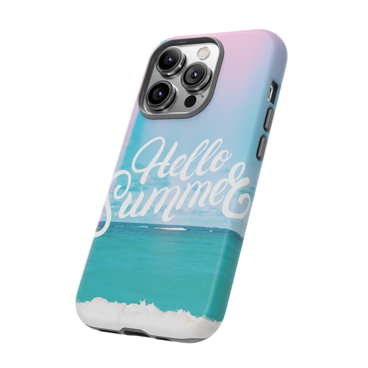 Hello Summer Wallpaper Phone Case | iPhone 15 Plus/ Pro, 14, 13, 12| Google Pixel 7, Pro, 5| Samsung Galaxy S23 All Major Phone Models