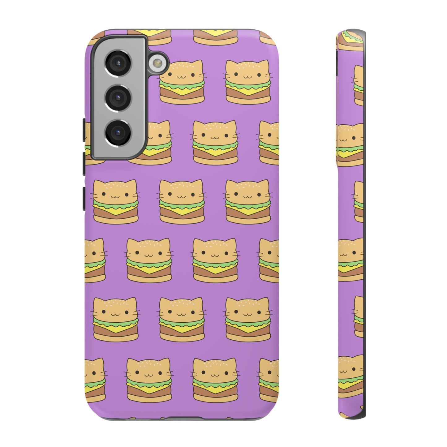 Cat Burger Phone Case | iPhone 15 Plus/ Pro, 14, 13, 12| Google Pixel 7, Pro, 5| Samsung Galaxy S23 All Major Phone Models