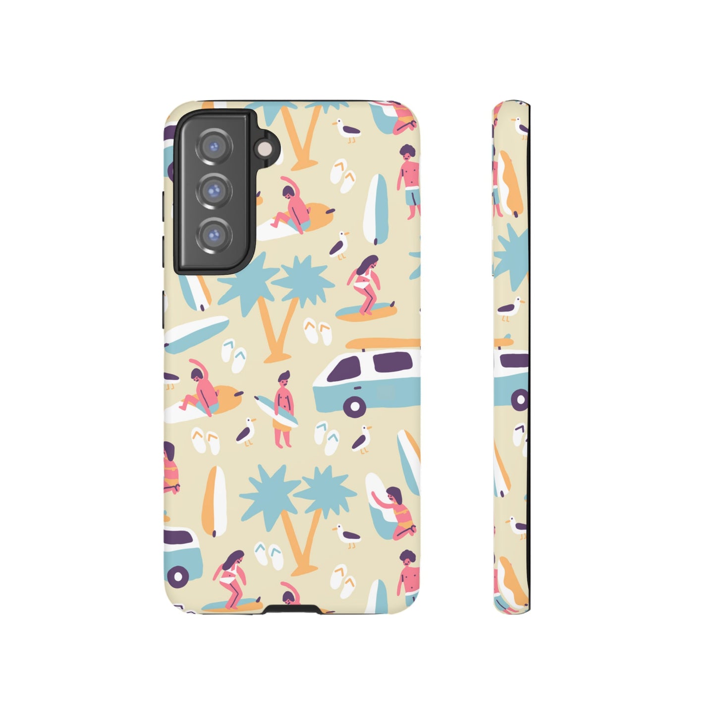 Surfers Wallpaper Phone Case | iPhone 15 Plus/ Pro, 14, 13, 12| Google Pixel 7, Pro, 5| Samsung Galaxy S23 All Major Phone Models