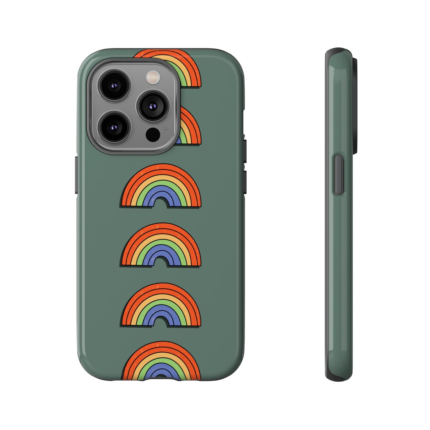 Rainbow Wallpaper Phone Case | iPhone 15 Plus/ Pro, 14, 13, 12| Google Pixel 7, Pro, 5| Samsung Galaxy S23 All Major Phone Models