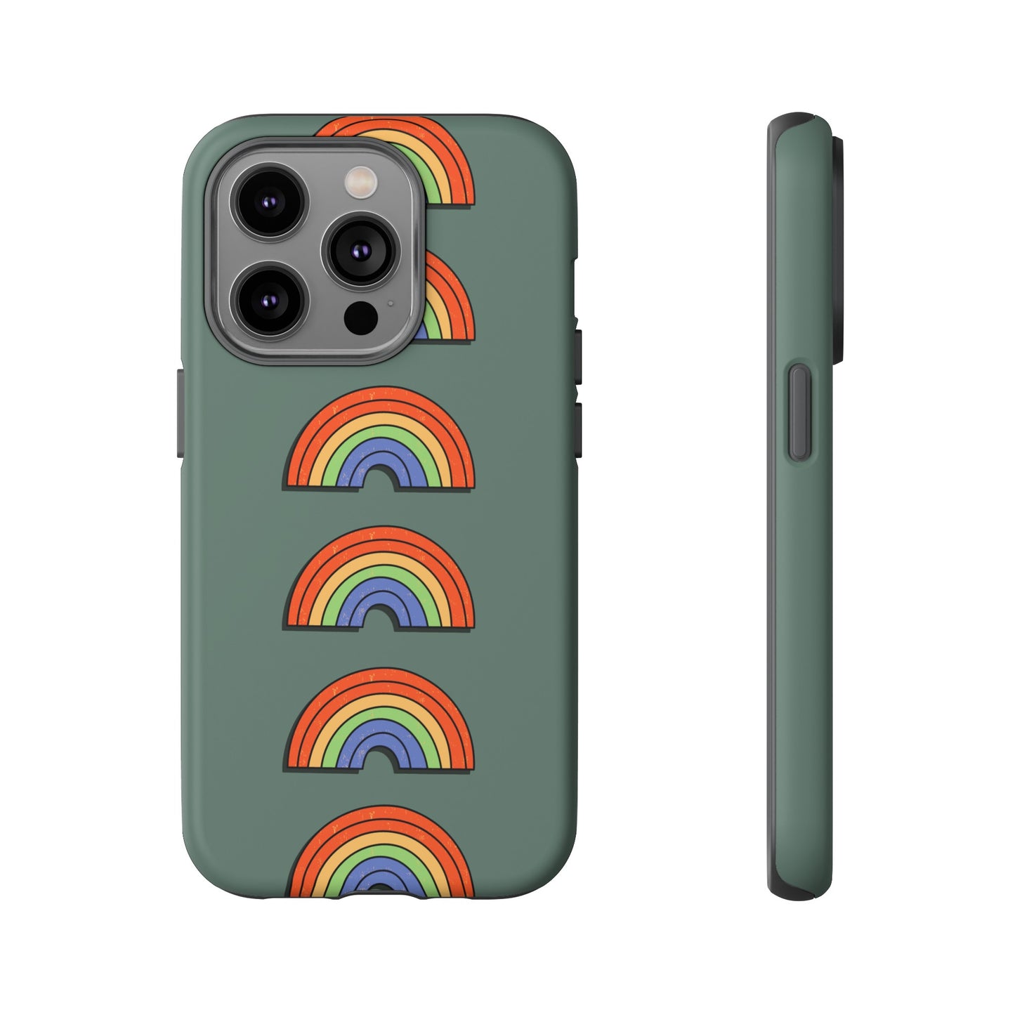 Rainbow Wallpaper Phone Case | iPhone 15 Plus/ Pro, 14, 13, 12| Google Pixel 7, Pro, 5| Samsung Galaxy S23 All Major Phone Models