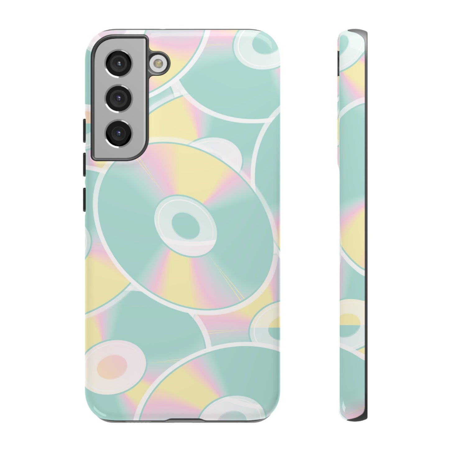 90's CD Wallpaper Phone Case | iPhone 15 Plus/ Pro, 14, 13, 12| Google Pixel 7, Pro, 5| Samsung Galaxy S23 All Major Phone Models