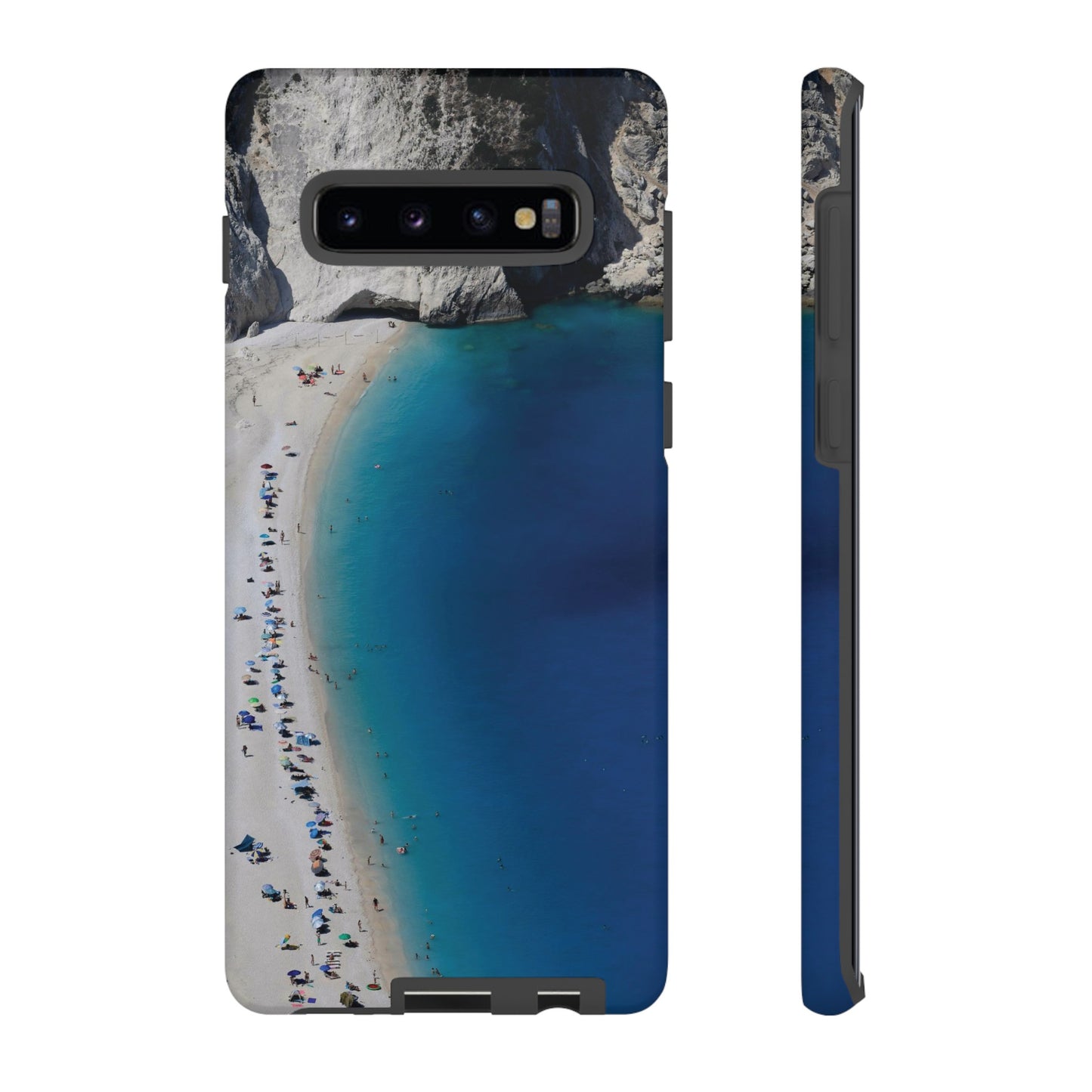 Blue Beach Wallpaper Phone Case | iPhone 15 Plus/ Pro, 14, 13, 12| Google Pixel 7, Pro, 5| Samsung Galaxy S23 All Major Phone Models