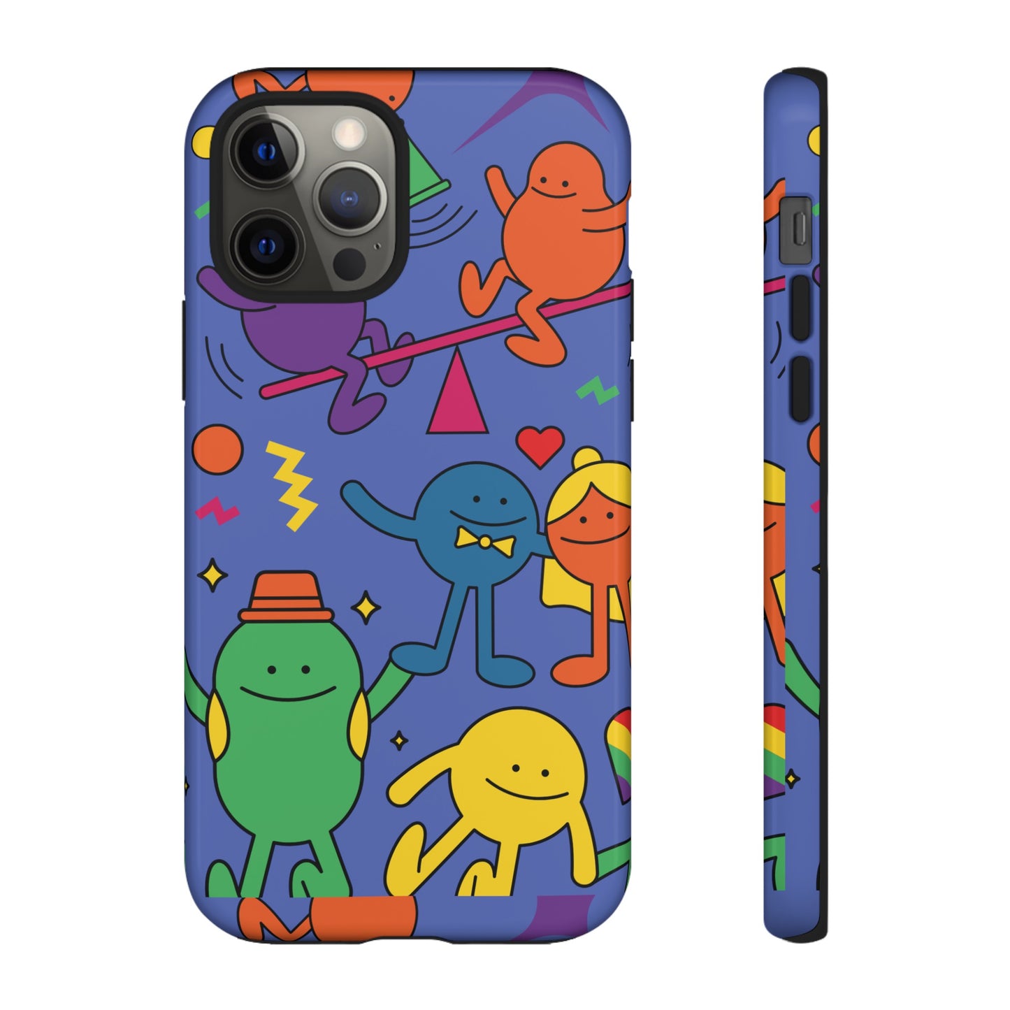 Colourful Cartoon Wallpaper Phone Case | iPhone 15 Plus/ Pro, 14, 13, 12| Google Pixel 7, Pro, 5| Samsung Galaxy S23 All Major Phone Models