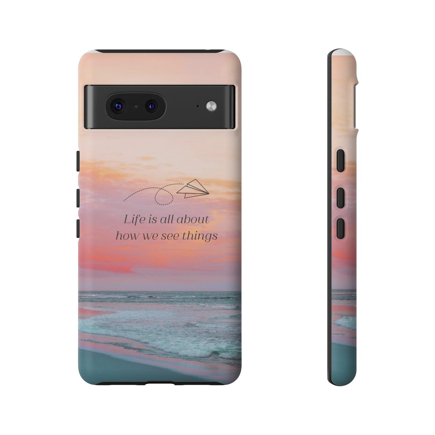 Thoughts at Sunset Phone Case | iPhone 15 Plus/ Pro, 14, 13, 12| Google Pixel 7, Pro, 5| Samsung Galaxy S23 All Major Phone Models