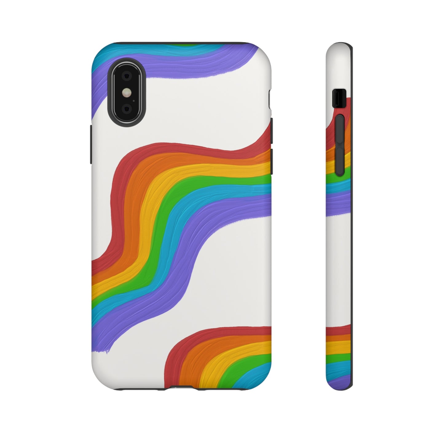 Rainbow Wallpaper Phone Case | iPhone 15 Plus/ Pro, 14, 13, 12| Google Pixel 7, Pro, 5| Samsung Galaxy S23 All Major Phone Models