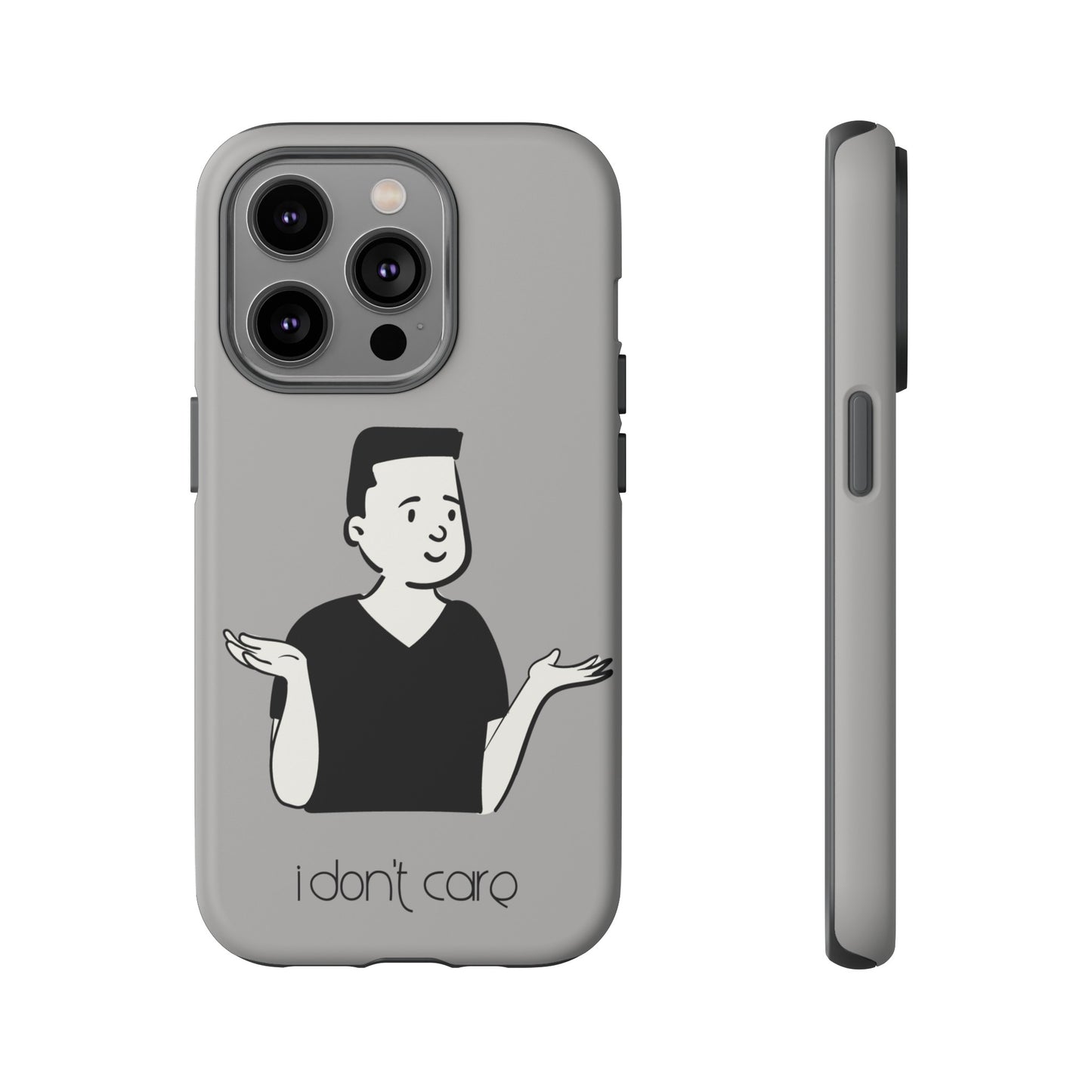 I Don't Care Wallpaper Phone Case | iPhone 15 Plus/ Pro, 14, 13, 12| Google Pixel 7, Pro, 5| Samsung Galaxy S23 All Major Phone Models