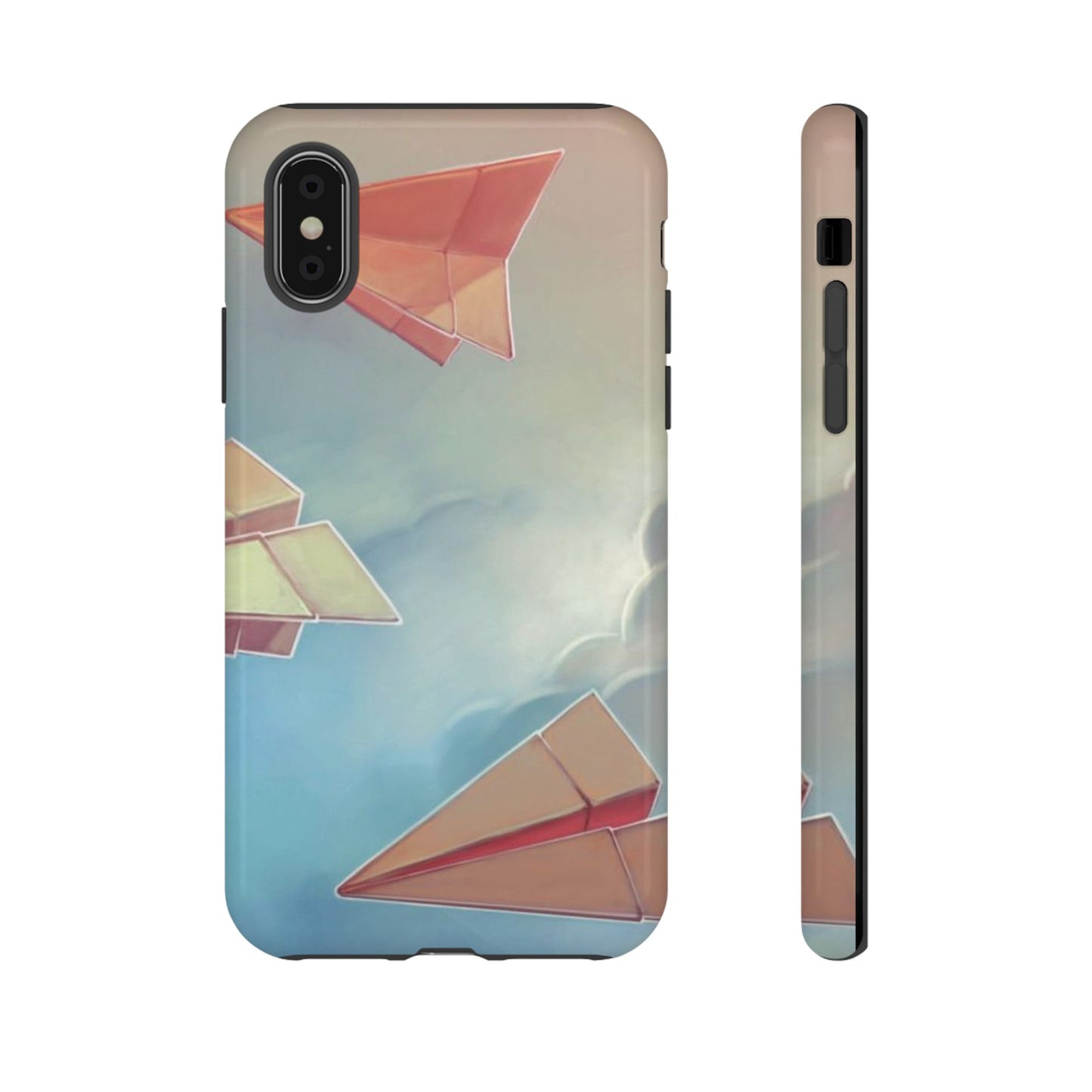 Paper Plane Wallpaper Phone Case | iPhone 15 Plus/ Pro, 14, 13, 12| Google Pixel 7, Pro, 5| Samsung Galaxy S23 All Major Phone Models