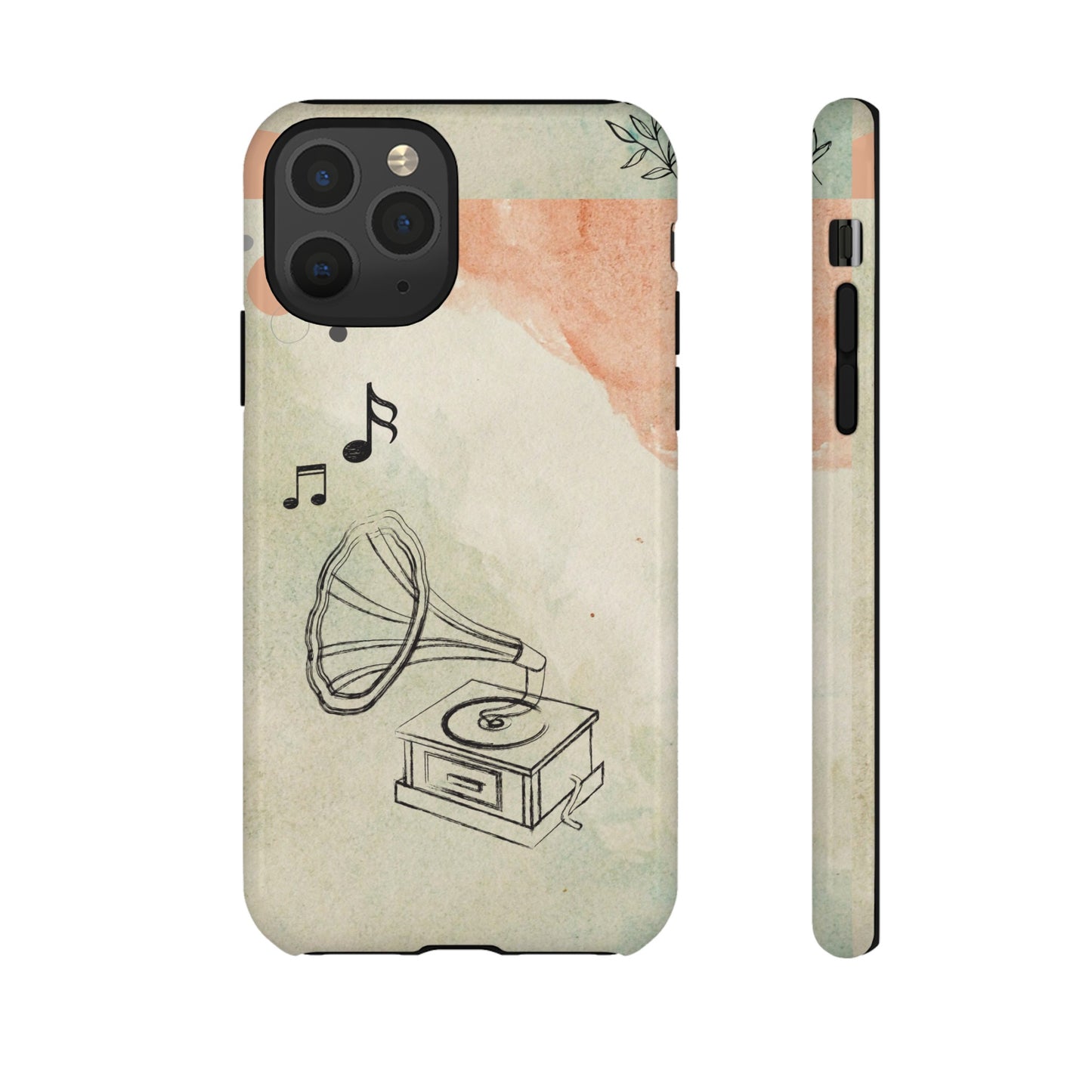 Record Player Wallpaper Phone Case | iPhone 15 Plus/ Pro, 14, 13, 12| Google Pixel 7, Pro, 5| Samsung Galaxy S23 All Major Phone Models