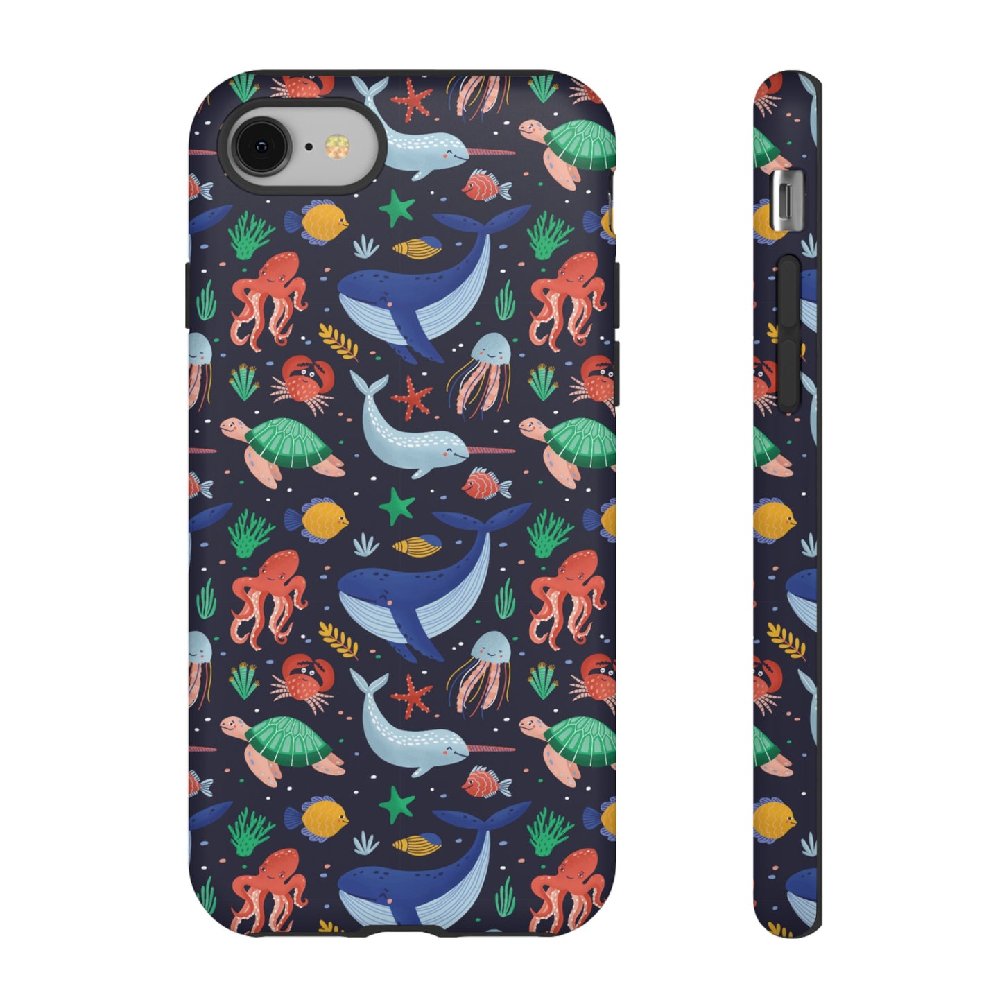 Sea Creatures Wallpaper Phone Case | iPhone 15 Plus/ Pro, 14, 13, 12| Google Pixel 7, Pro, 5| Samsung Galaxy S23 All Major Phone Models