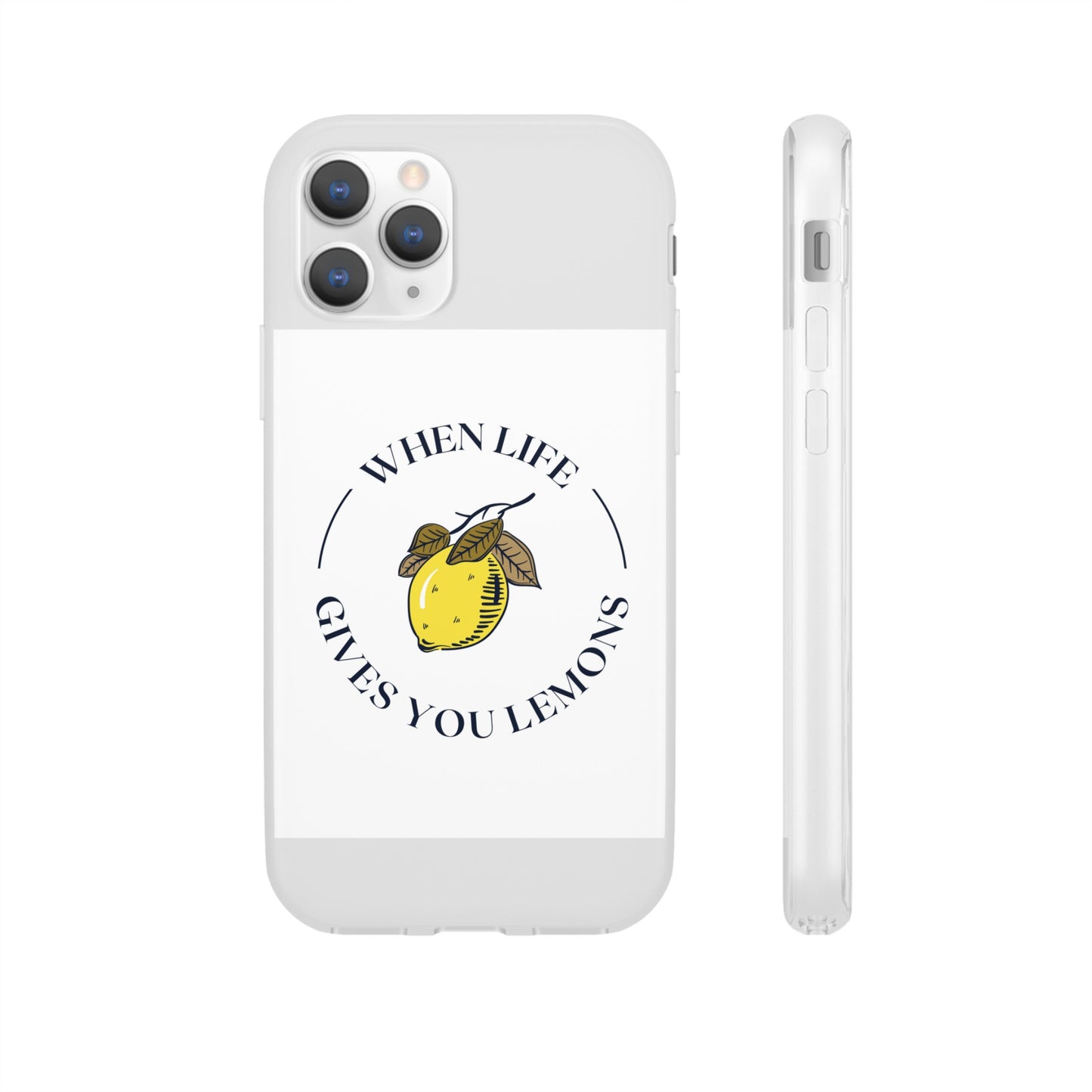 When Life Gives You Lemons Phone Case | iPhone 15 Plus/ Pro, 14, 13, 12| Samsung Galaxy S23 Models