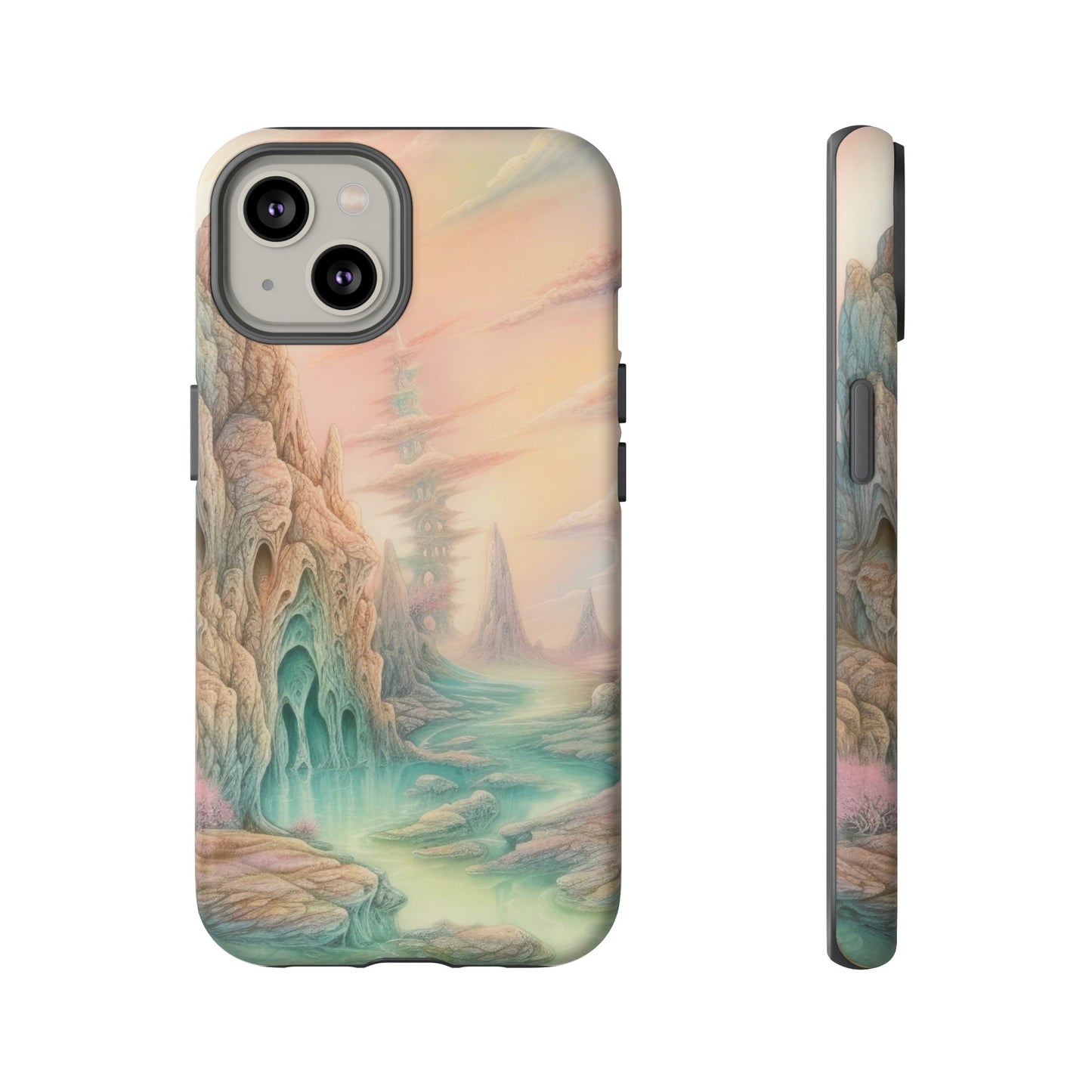 Caves Sci-Fi Wallpaper Phone Case | iPhone 15 Plus/ Pro, 14, 13, 12| Google Pixel 7, Pro, 5| Samsung Galaxy S23 All Major Phone Models