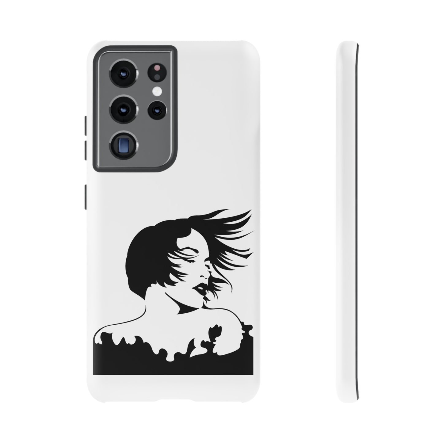 Woman In The Wind Phone Case | iPhone 15 Plus/ Pro, 14, 13, 12| Google Pixel 7, Pro, 5| Samsung Galaxy S23 All Major Phone Models