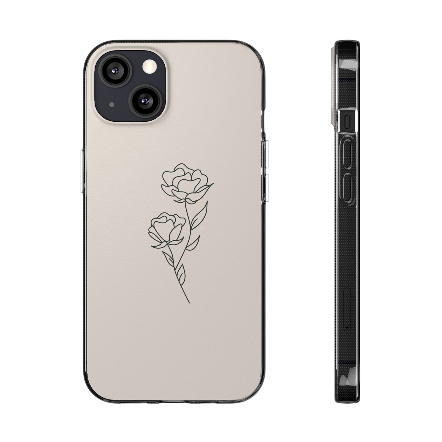 Simple Rose Phone Case | iPhone 15 Plus/ Pro, 14, 13, 12| Google Pixel 7, Pro, 5| Samsung Galaxy S23 All Major Phone Models