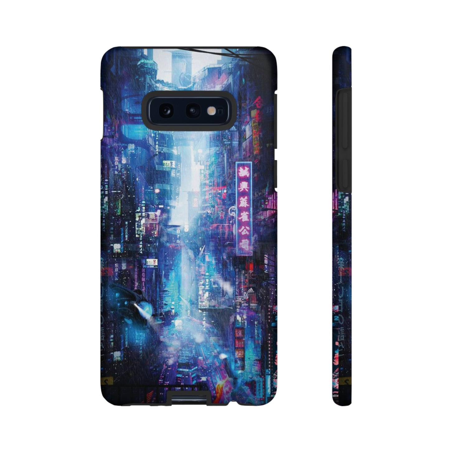 Night Life Futuristic City Wallpaper Phone Case | iPhone 15 Plus/ Pro, 14, 13, 12| Google Pixel 7, Pro, 5| Samsung Galaxy S23 All Major Phone Models