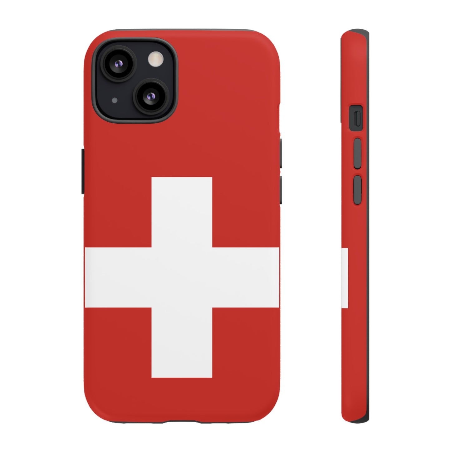 Switzerland Flag Phone Case | iPhone 15 Plus/ Pro, 14, 13, 12| Google Pixel 7, Pro, 5| Samsung Galaxy S23 All Major Phone Models