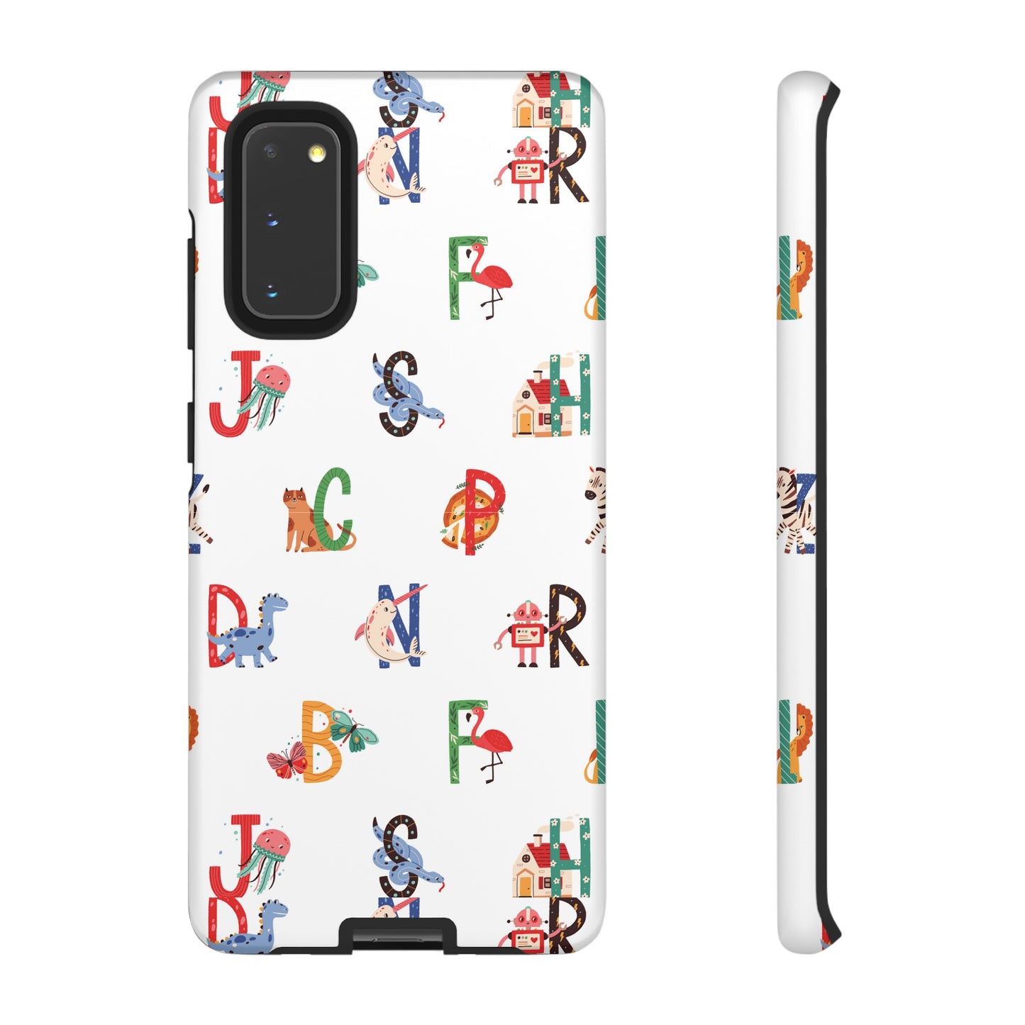 Alphabet Wallpaper Phone Case| iPhone 15 Plus/ Pro, 14, 13, 12| Google Pixel 7, Pro, 5| Samsung Galaxy S23 All Major Phone Models