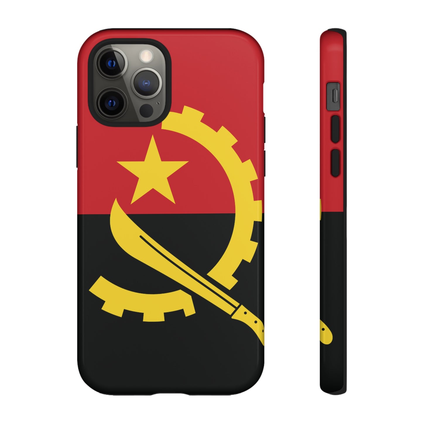 Angola Flag Phone Case | iPhone 15 Plus/ Pro, 14, 13, 12| Google Pixel 7, Pro, 5| Samsung Galaxy S23 All Major Phone Models