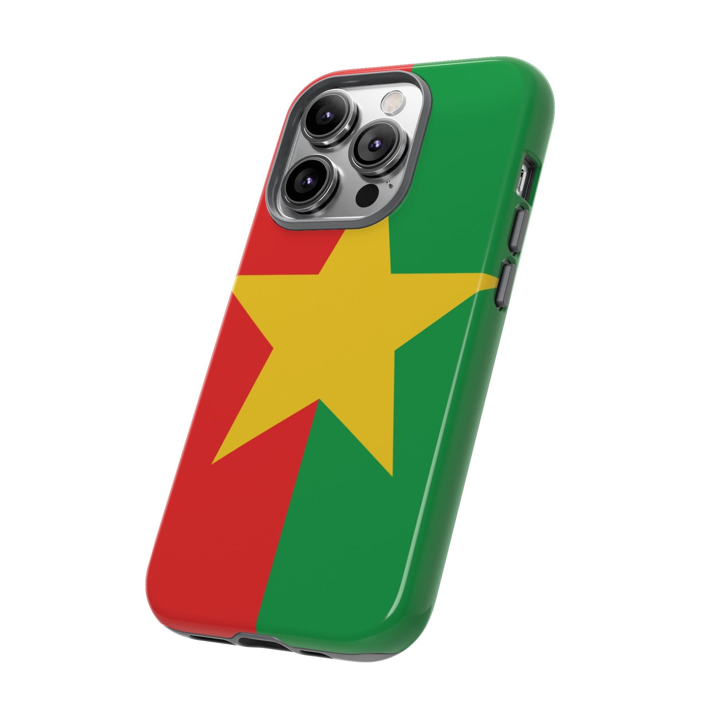 Burkina Faso Flag Phone Case | iPhone 15 Plus/ Pro, 14, 13, 12| Google Pixel 7, Pro, 5| Samsung Galaxy S23 All Major Phone Models