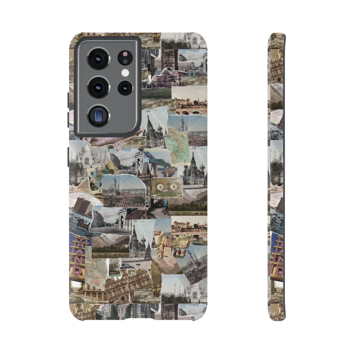 Travel Collage Wallpaper Phone Case | iPhone 15 Plus/ Pro, 14, 13, 12| Google Pixel 7, Pro, 5| Samsung Galaxy S23 All Major Phone Models