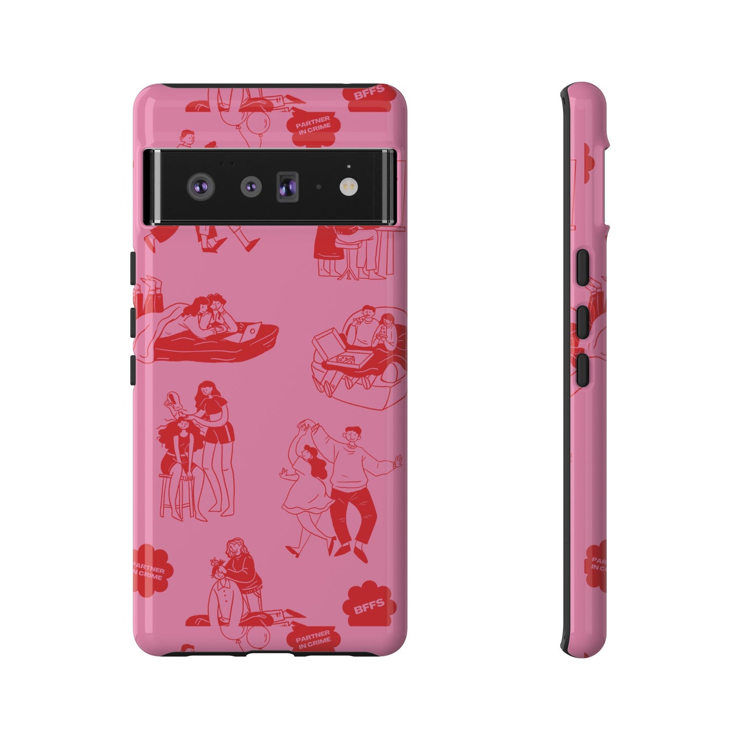 Pink Valentine's Day Wallpaper Phone Case | iPhone 15 Plus/ Pro, 14, 13, 12| Google Pixel 7, Pro, 5| Samsung Galaxy S23 All Major Phone Models