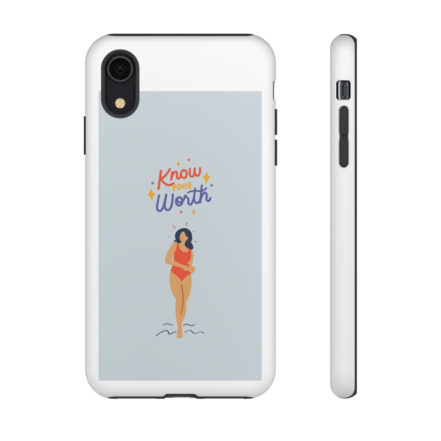 Know Your Worth Phone Case | iPhone 15 Plus/ Pro, 14, 13, 12| Google Pixel 7, Pro, 5| Samsung Galaxy S23 All Major Phone Models