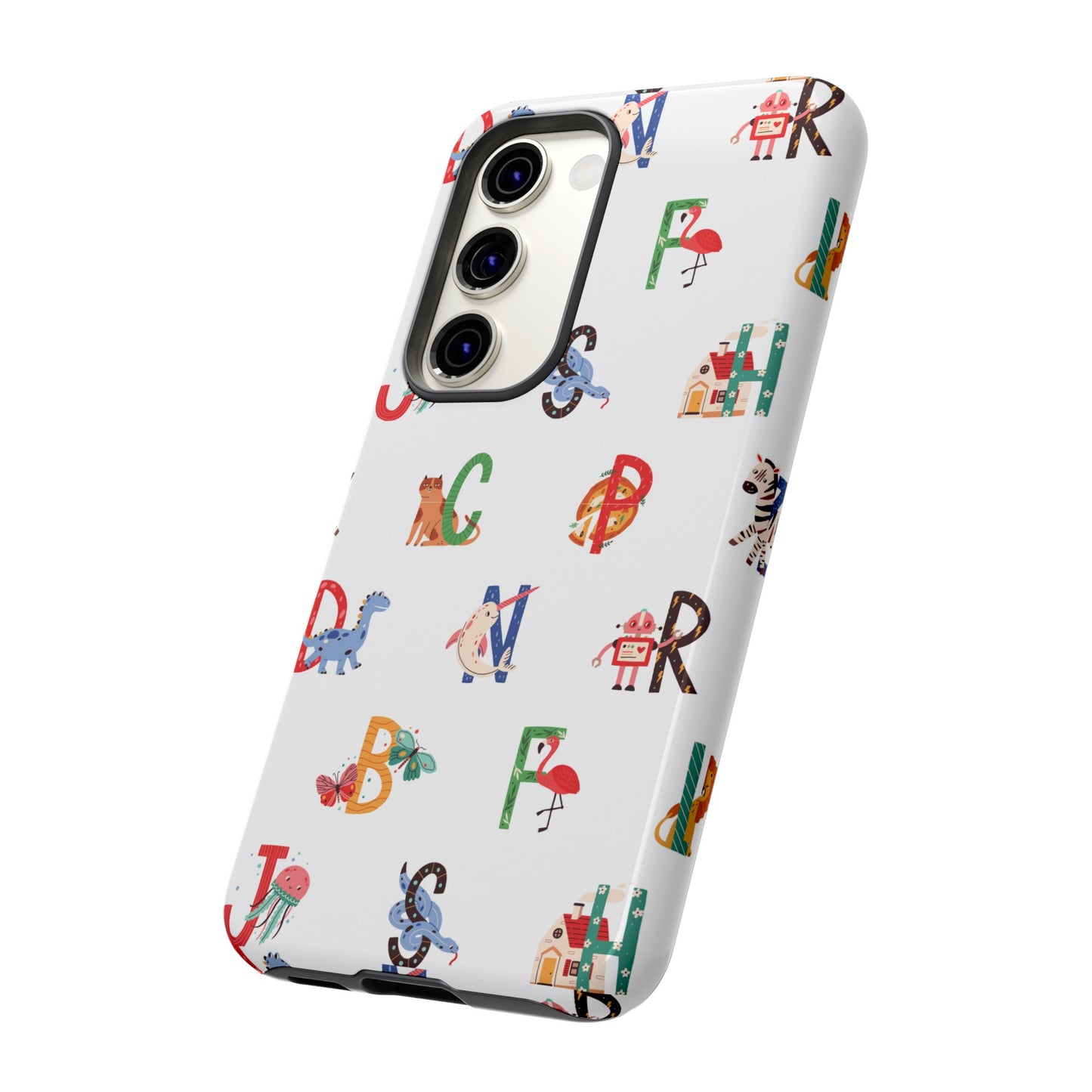 Alphabet Wallpaper Phone Case| iPhone 15 Plus/ Pro, 14, 13, 12| Google Pixel 7, Pro, 5| Samsung Galaxy S23 All Major Phone Models