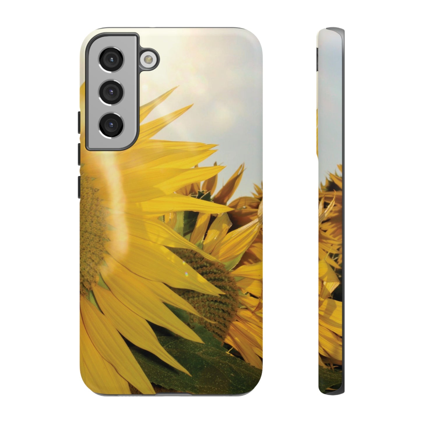 Bright Sunflower Wallpaper Phone Case | iPhone 15 Plus/ Pro, 14, 13, 12| Google Pixel 7, Pro, 5| Samsung Galaxy S23 All Major Phone Models