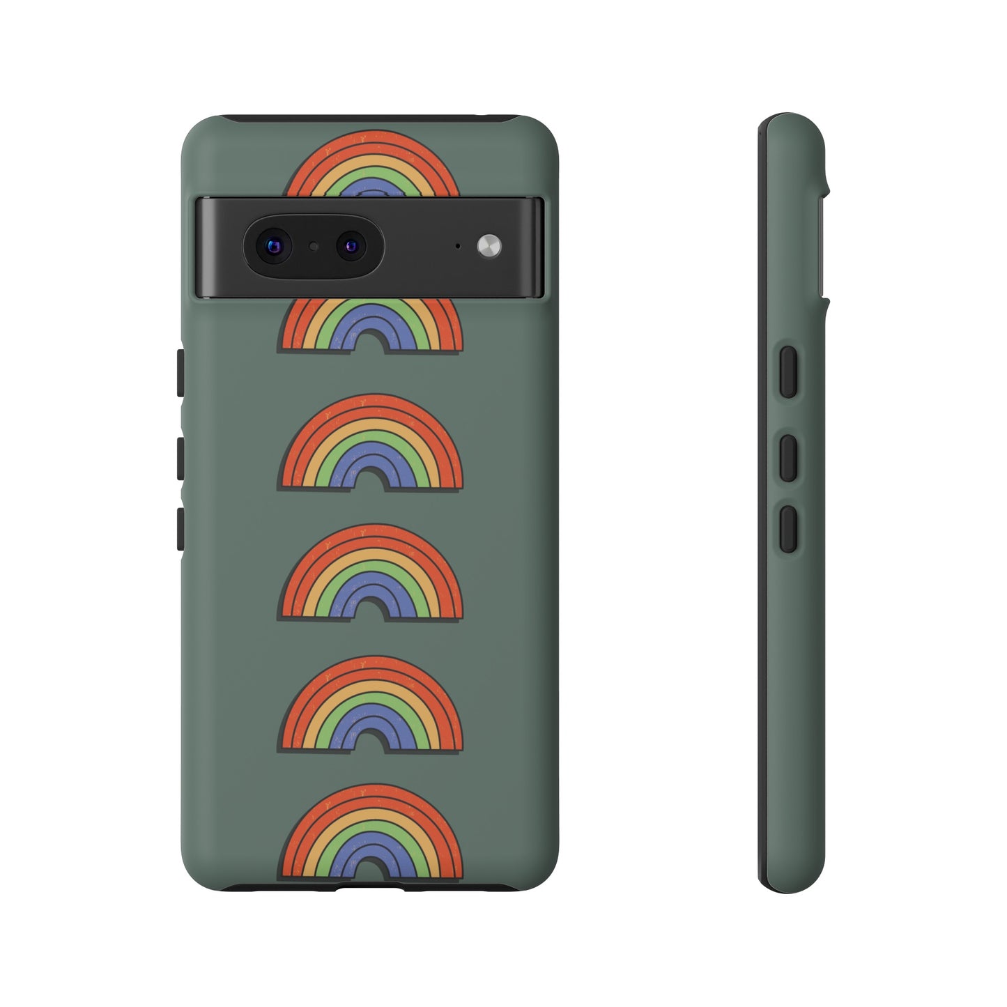 Rainbow Wallpaper Phone Case | iPhone 15 Plus/ Pro, 14, 13, 12| Google Pixel 7, Pro, 5| Samsung Galaxy S23 All Major Phone Models