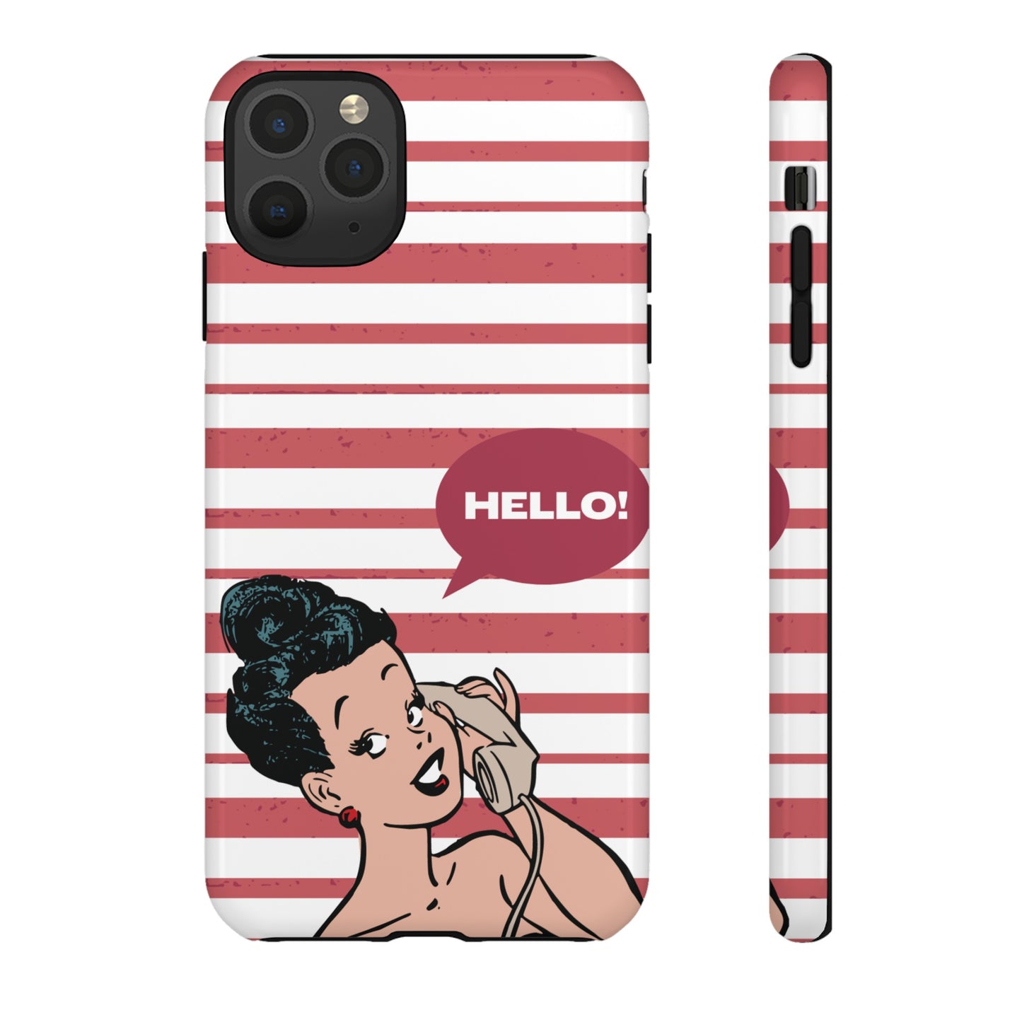 Hello! Wallpaper Phone Case | iPhone 15 Plus/ Pro, 14, 13, 12| Google Pixel 7, Pro, 5| Samsung Galaxy S23 All Major Phone Models