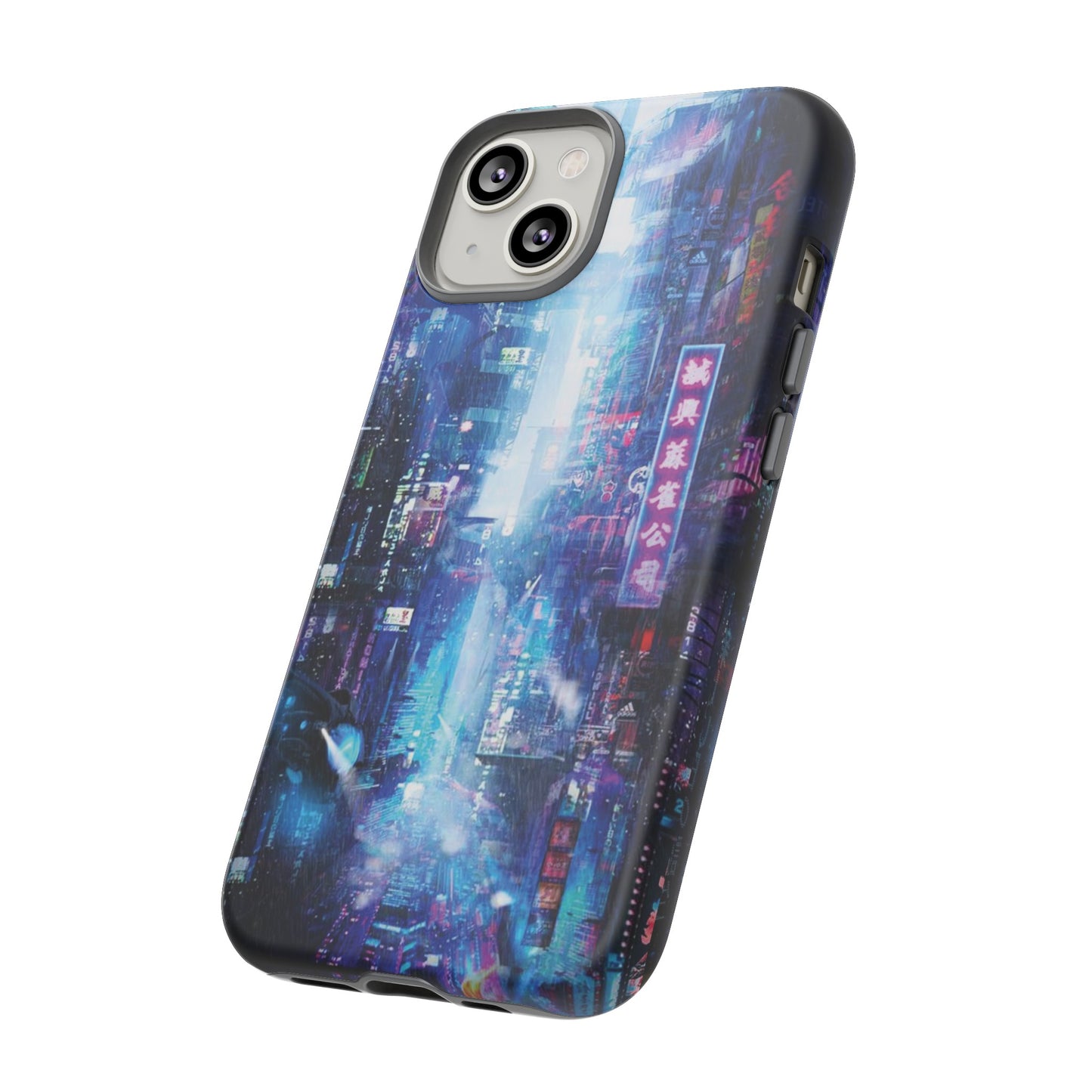 Night Life Futuristic City Wallpaper Phone Case | iPhone 15 Plus/ Pro, 14, 13, 12| Google Pixel 7, Pro, 5| Samsung Galaxy S23 All Major Phone Models