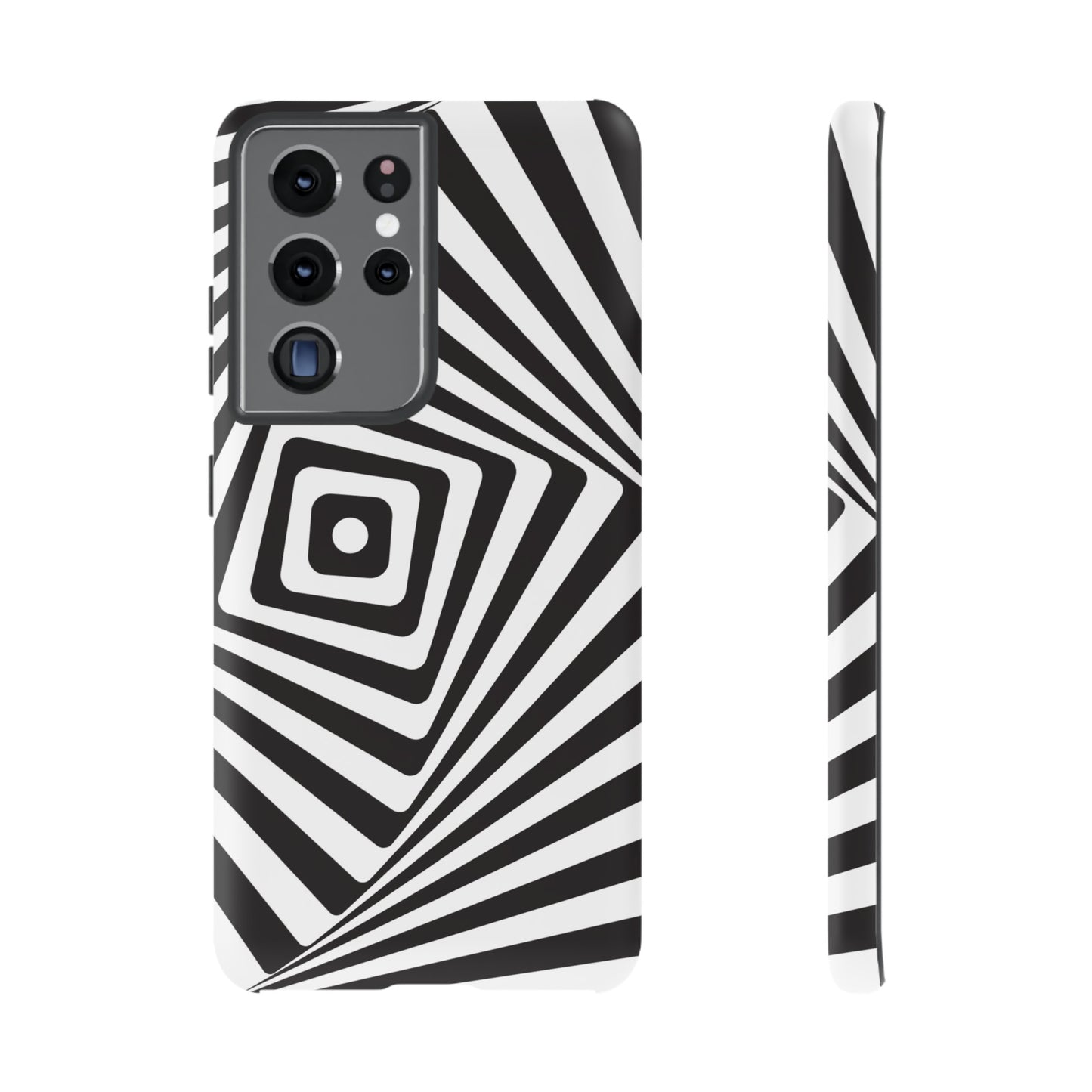 Black & White Spiral Wallpaper Phone Case | iPhone 15 Plus/ Pro, 14, 13, 12| Google Pixel 7, Pro, 5| Samsung Galaxy S23 All Major Phone Models