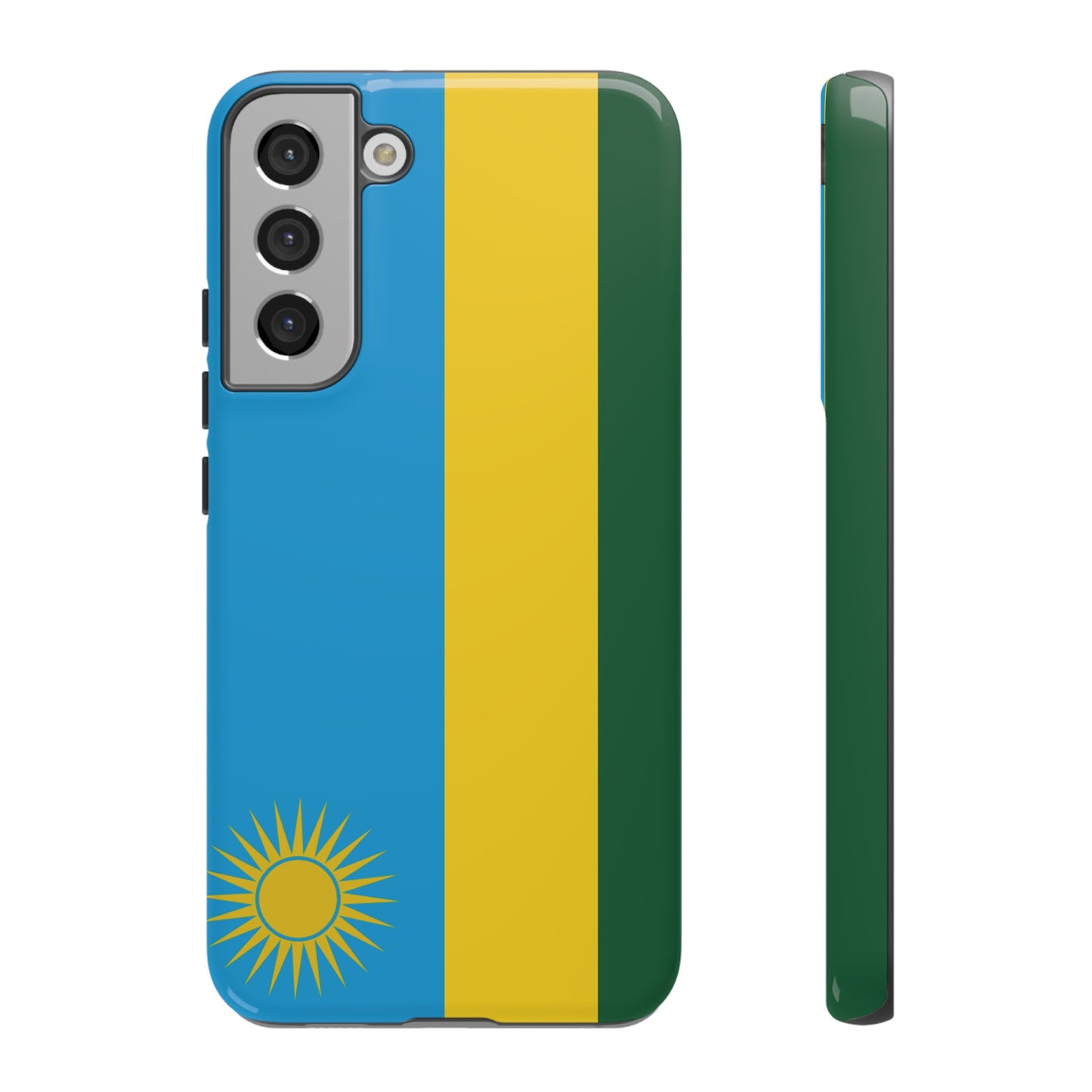 Rwanda Flag Phone Case | iPhone 15 Plus/ Pro, 14, 13, 12| Google Pixel 7, Pro, 5| Samsung Galaxy S23 All Major Phone Models