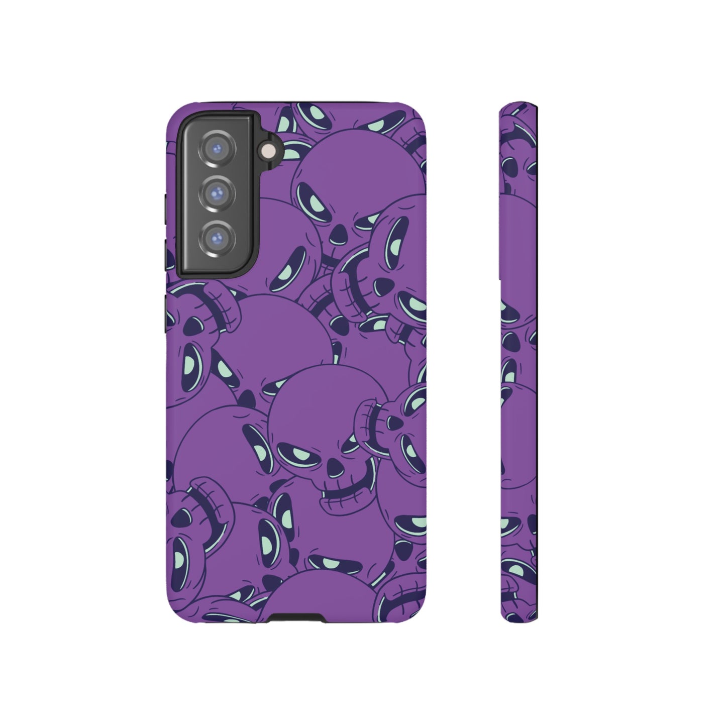 Glowing Skulls Wallpaper Phone Case | iPhone 15 Plus/ Pro, 14, 13, 12| Google Pixel 7, Pro, 5| Samsung Galaxy S23 All Major Phone Models