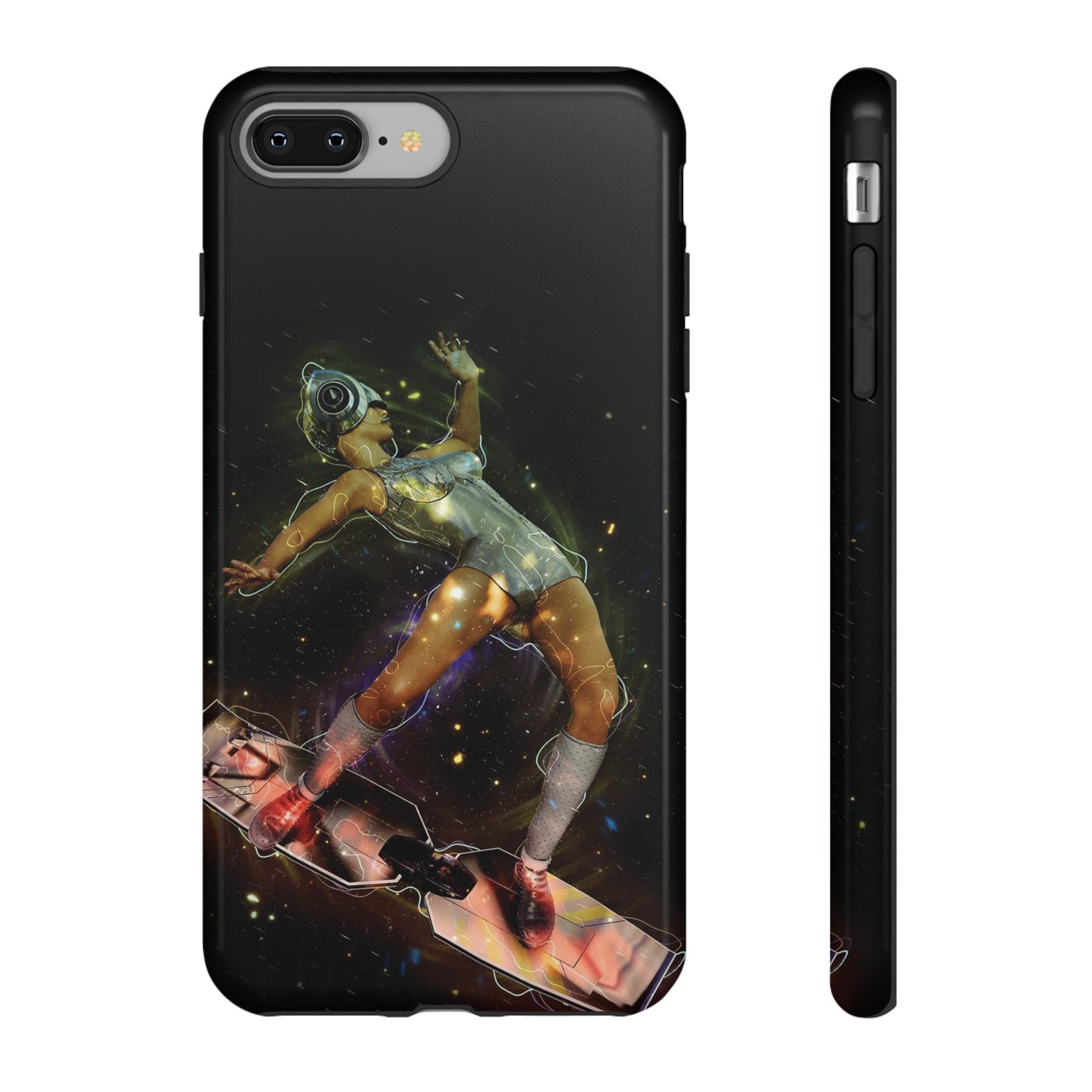 Sci-Fi Skateboard Wallpaper Phone Case | iPhone 15 Plus/ Pro, 14, 13, 12| Google Pixel 7, Pro, 5| Samsung Galaxy S23 All Major Phone Models