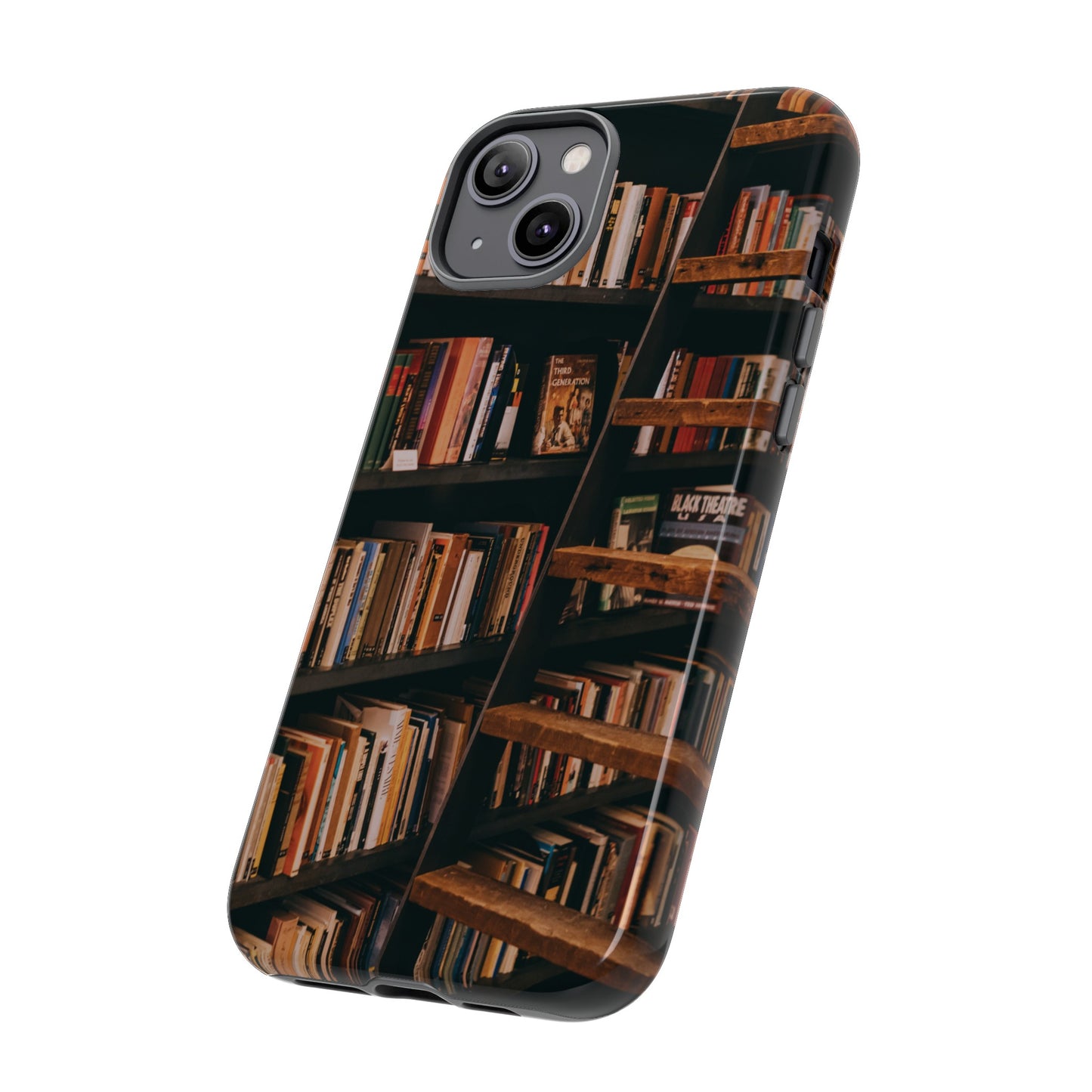 Bookcase Wallpaper Phone Case | iPhone 15 Plus/ Pro, 14, 13, 12| Google Pixel 7, Pro, 5| Samsung Galaxy S23 All Major Phone Models