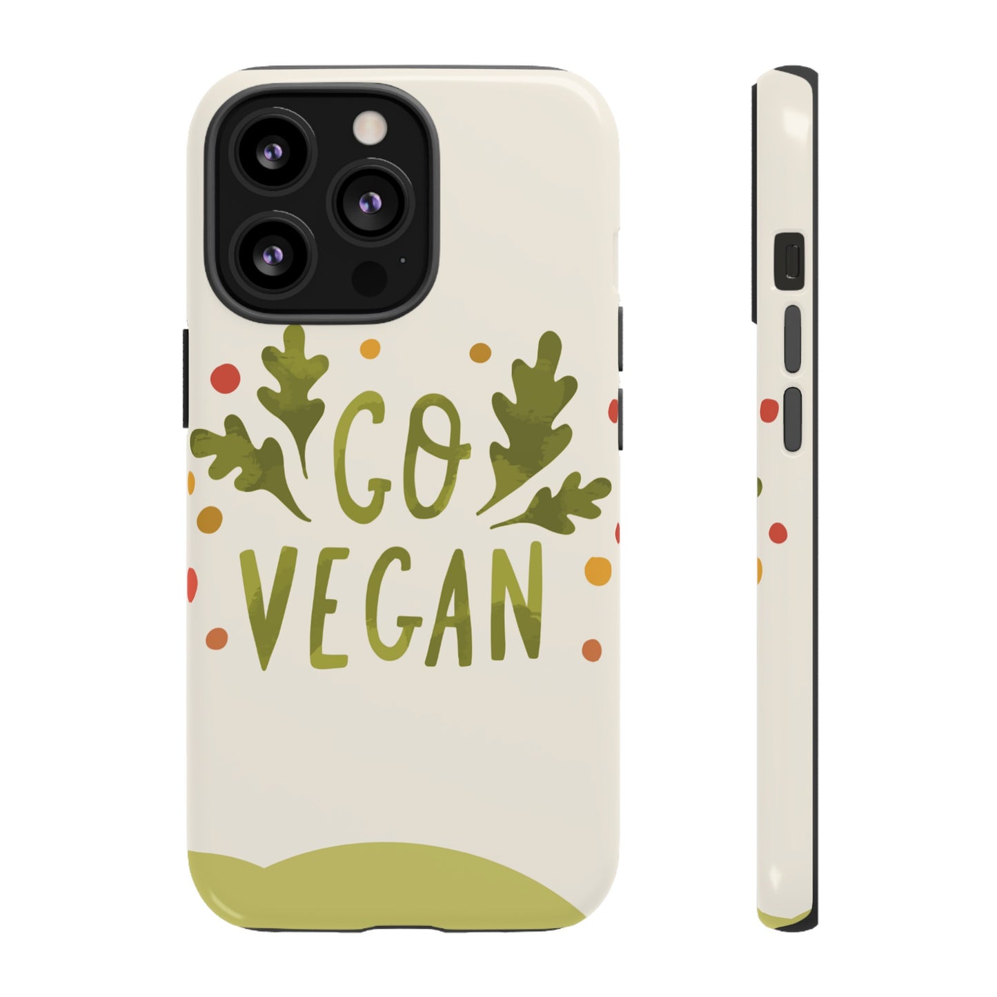 Go Vegan Wallpaper Phone Case | iPhone 15 Plus/ Pro, 14, 13, 12| Google Pixel 7, Pro, 5| Samsung Galaxy S23 All Major Phone Models